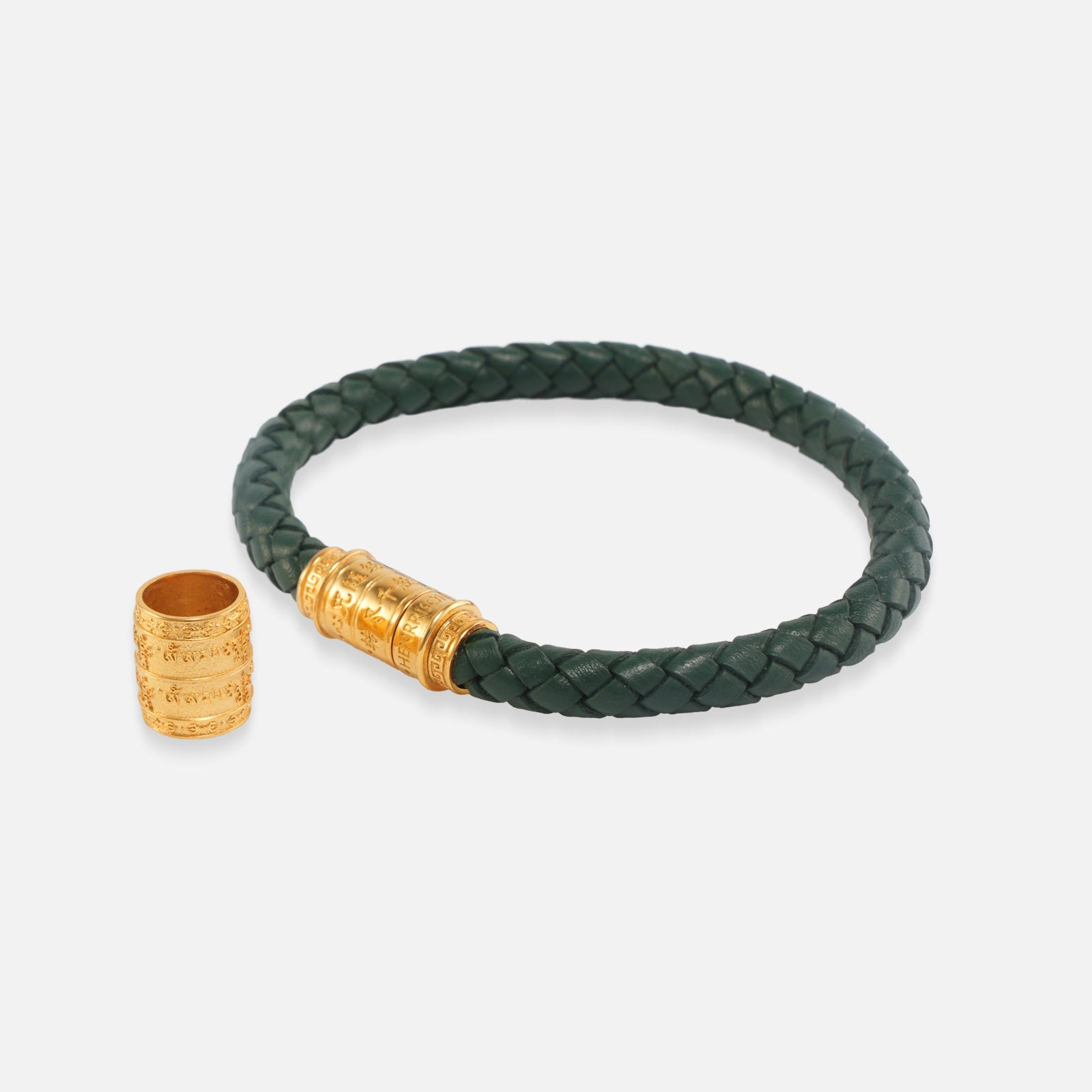 Manjushri Wisdom Bracelet · Study & Focus · Luxury Spiritual Jewelry · Green