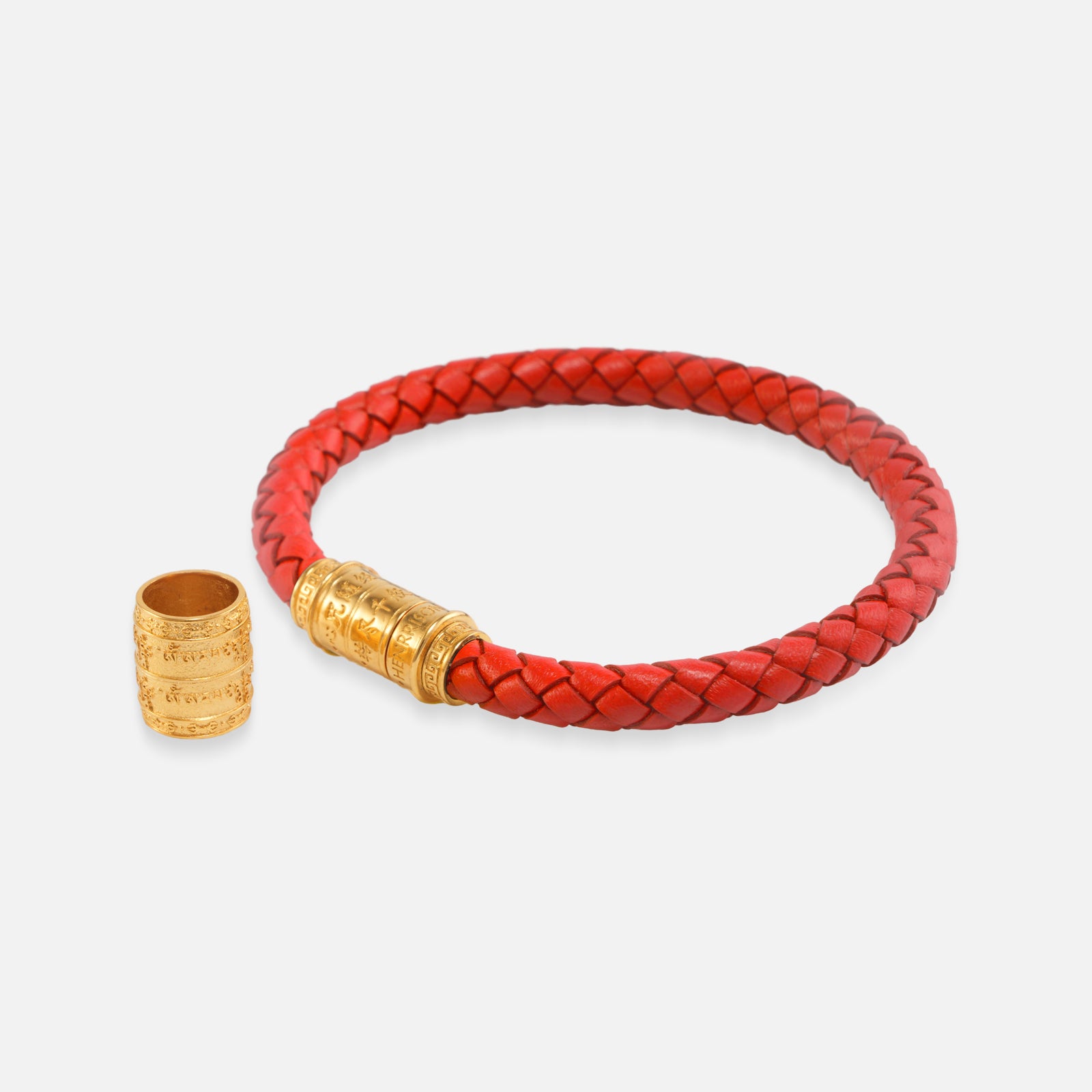 Manjushri Wisdom Bracelet · Study & Focus · Luxury Spiritual Jewelry · Red