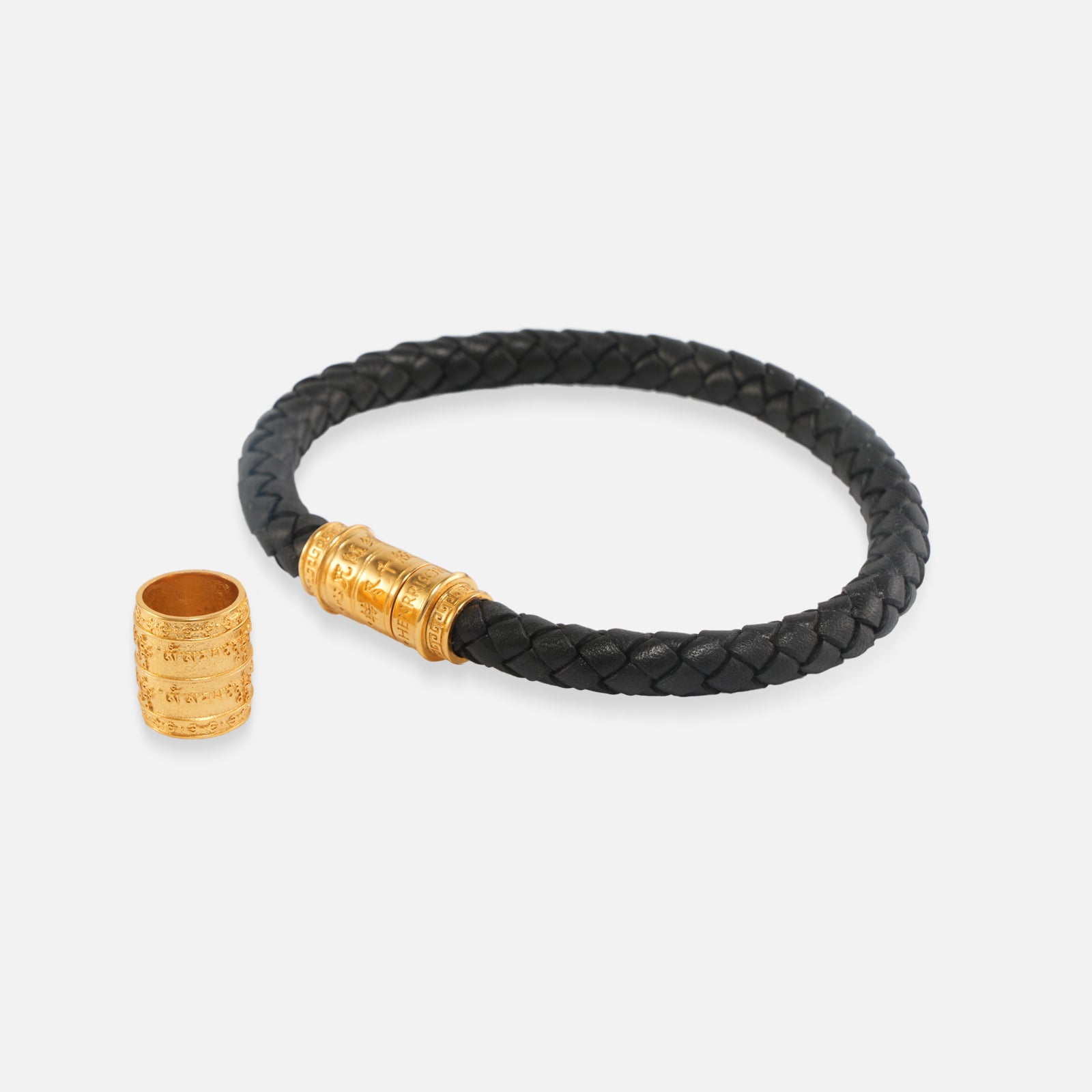 Manjushri Wisdom Bracelet · Study & Focus · Luxury Spiritual Jewelry · Black