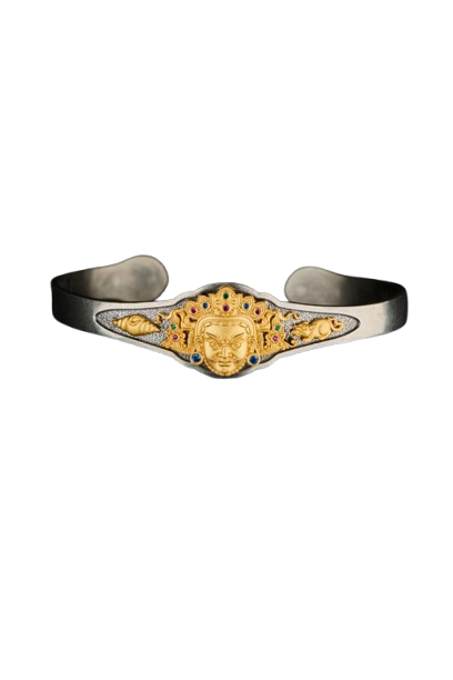 Devotional Bracelet · Yellow Dzambhala · Silver, Gilt · Henrrison · LCB 2174