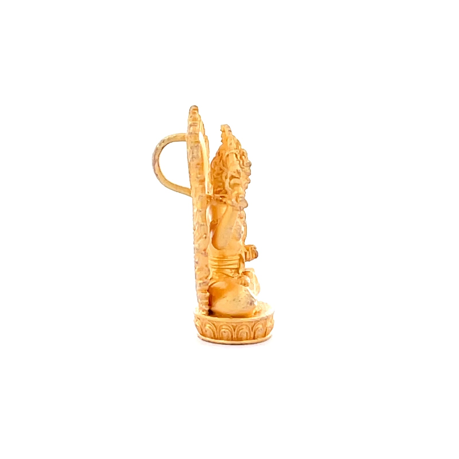 Henrrison LCP1241 · Acala Bodhisattva Sacred 925 Silver Pendant/Statue-Guardian Deity for the Rooster Zodiac · Gilded 22K Genuine Gold Finish