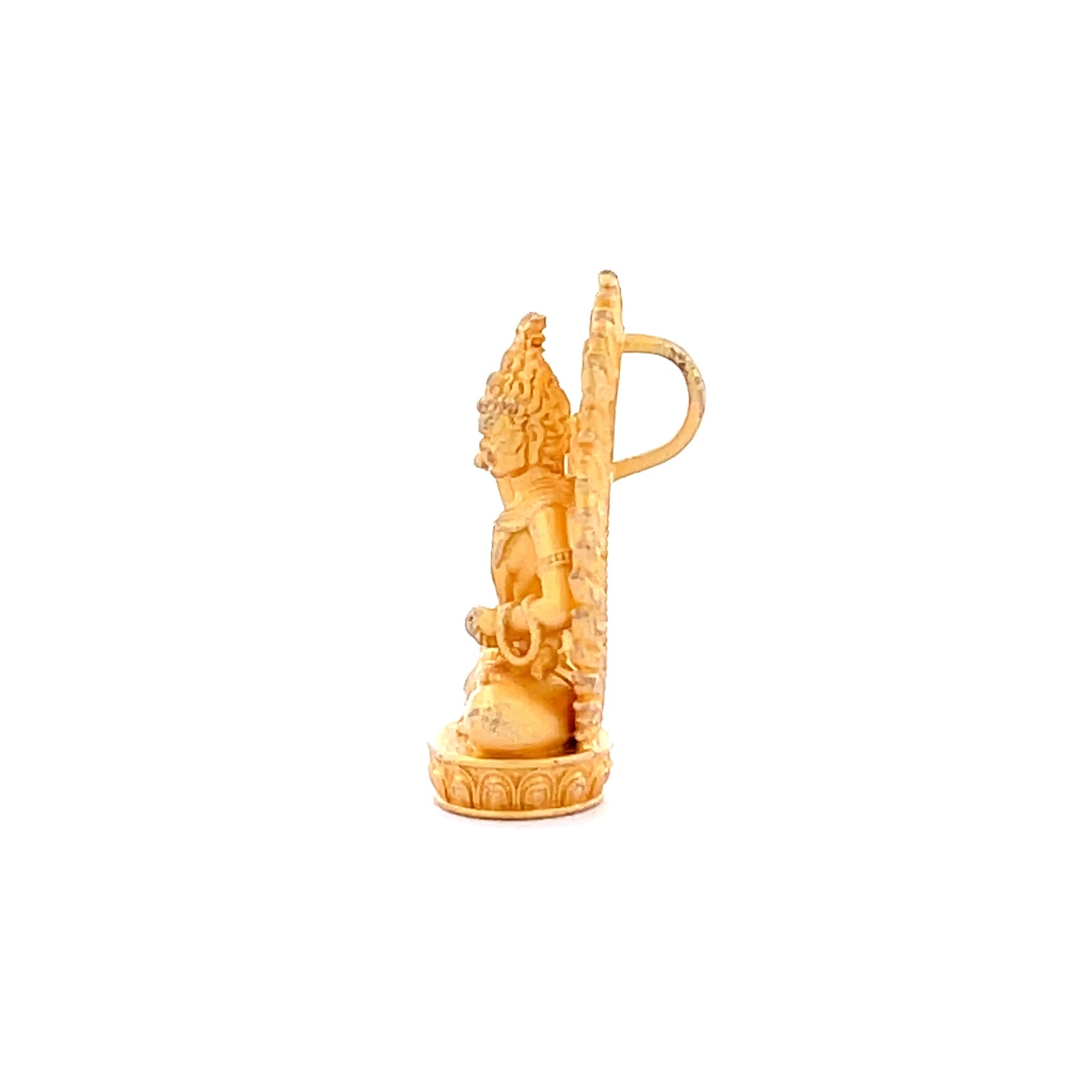 Henrrison LCP1241 · Acala Bodhisattva Sacred 925 Silver Pendant/Statue-Guardian Deity for the Rooster Zodiac · Gilded 22K Genuine Gold Finish