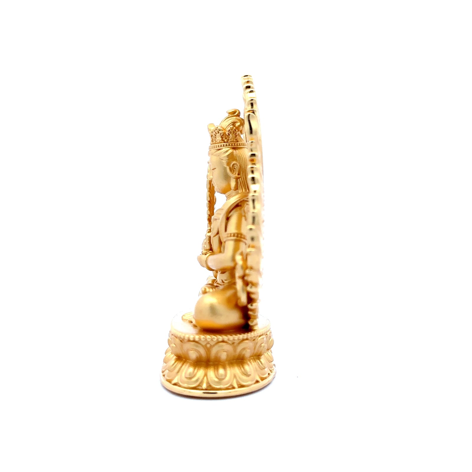 Henrrison LCĀkāśagarbha · Ākāśagarbha Copper Sacred Statue · Gilded 22K Genuine Gold Finish