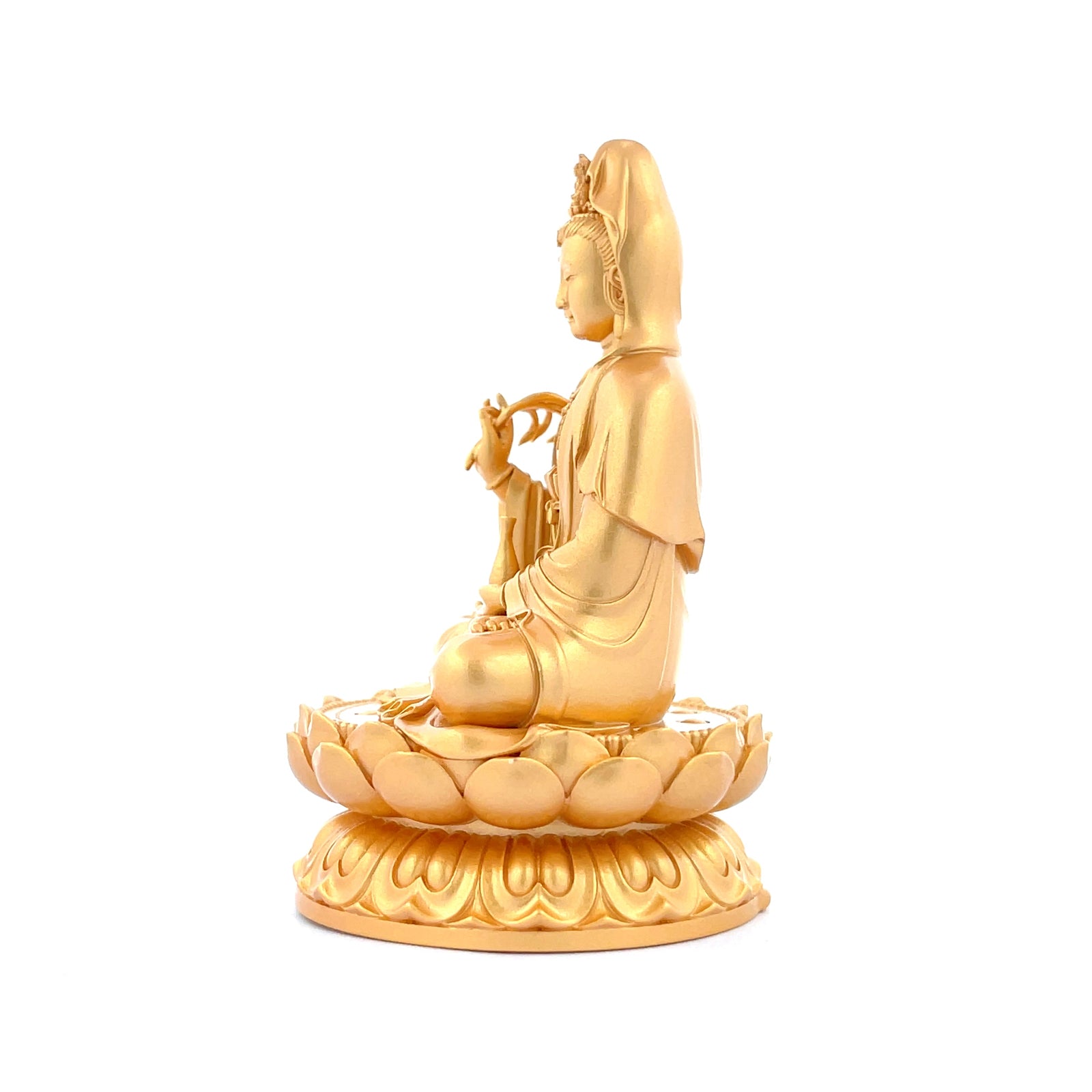 Henrrison LCAvalokiteshvara · Avalokiteshvara Copper Sacred Statue · Gilded 22K Genuine Gold Finish