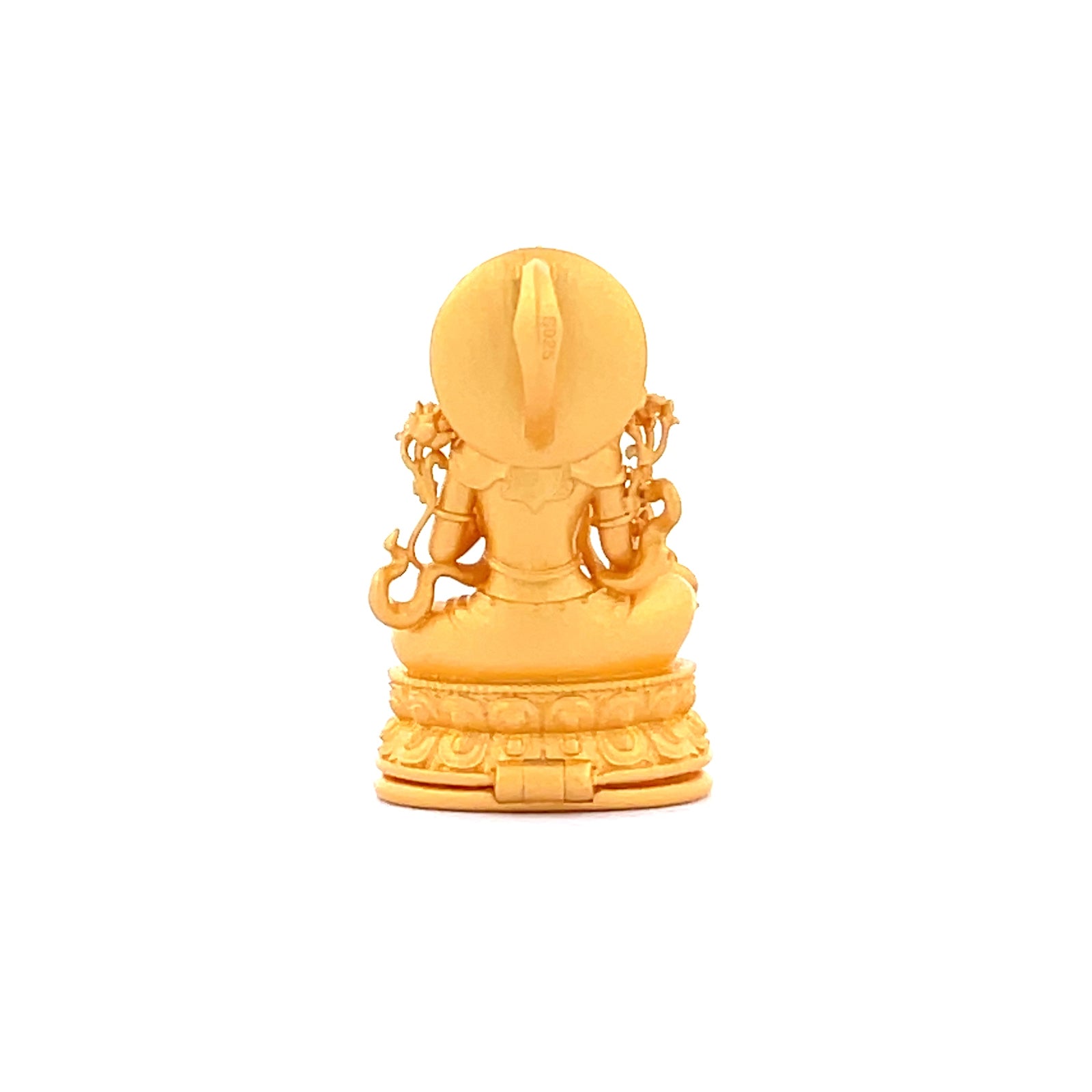 Henrrison LCP1241 · Green Tara Sacred 925 Silver Pendant/Statue · Gilded 22K Genuine Gold Finish