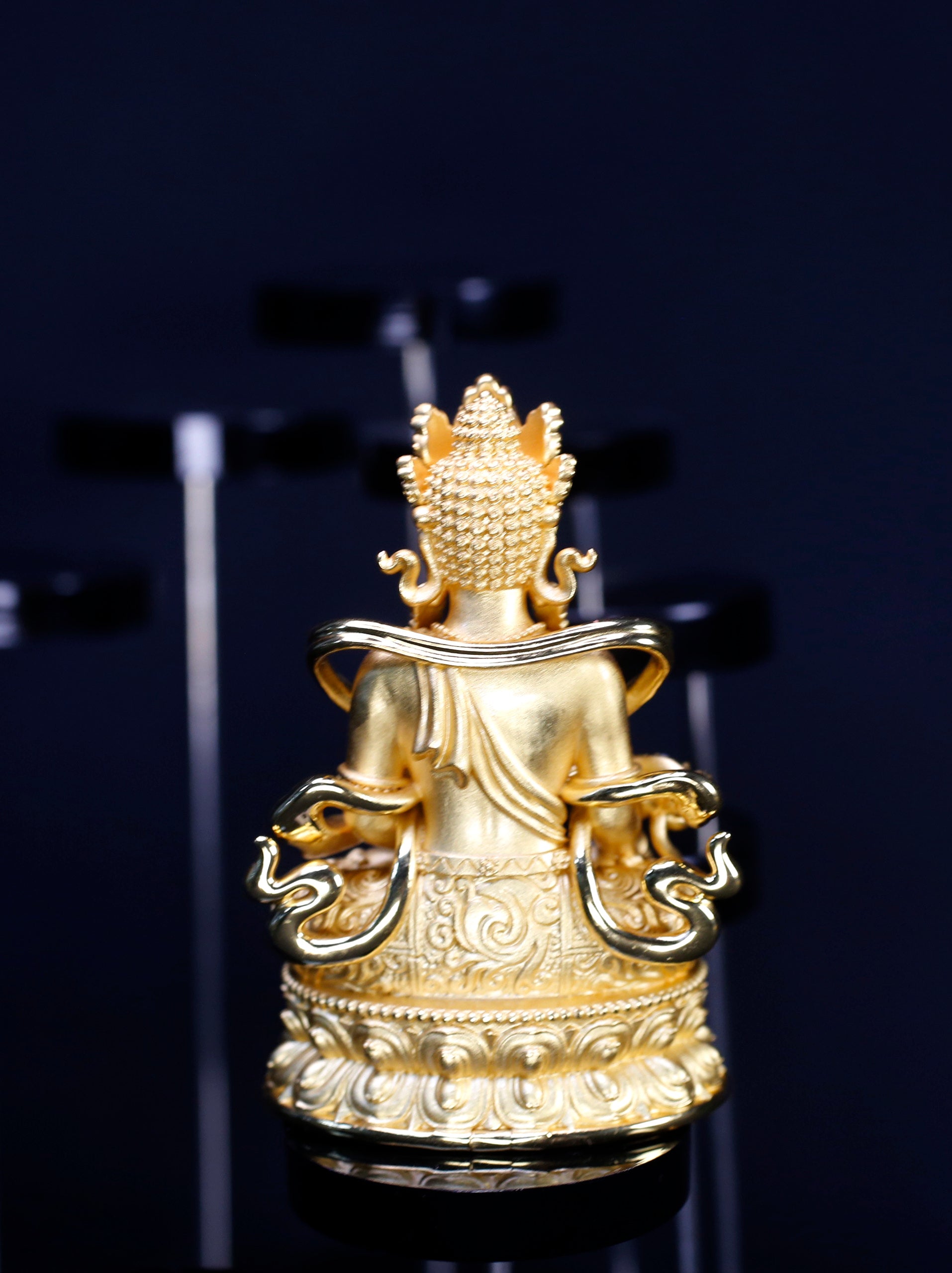 Devotional Statue · Medicine Buddha (Bhaiṣajyaguru) · Copper, Gilt · Henrrison · LCA 2326