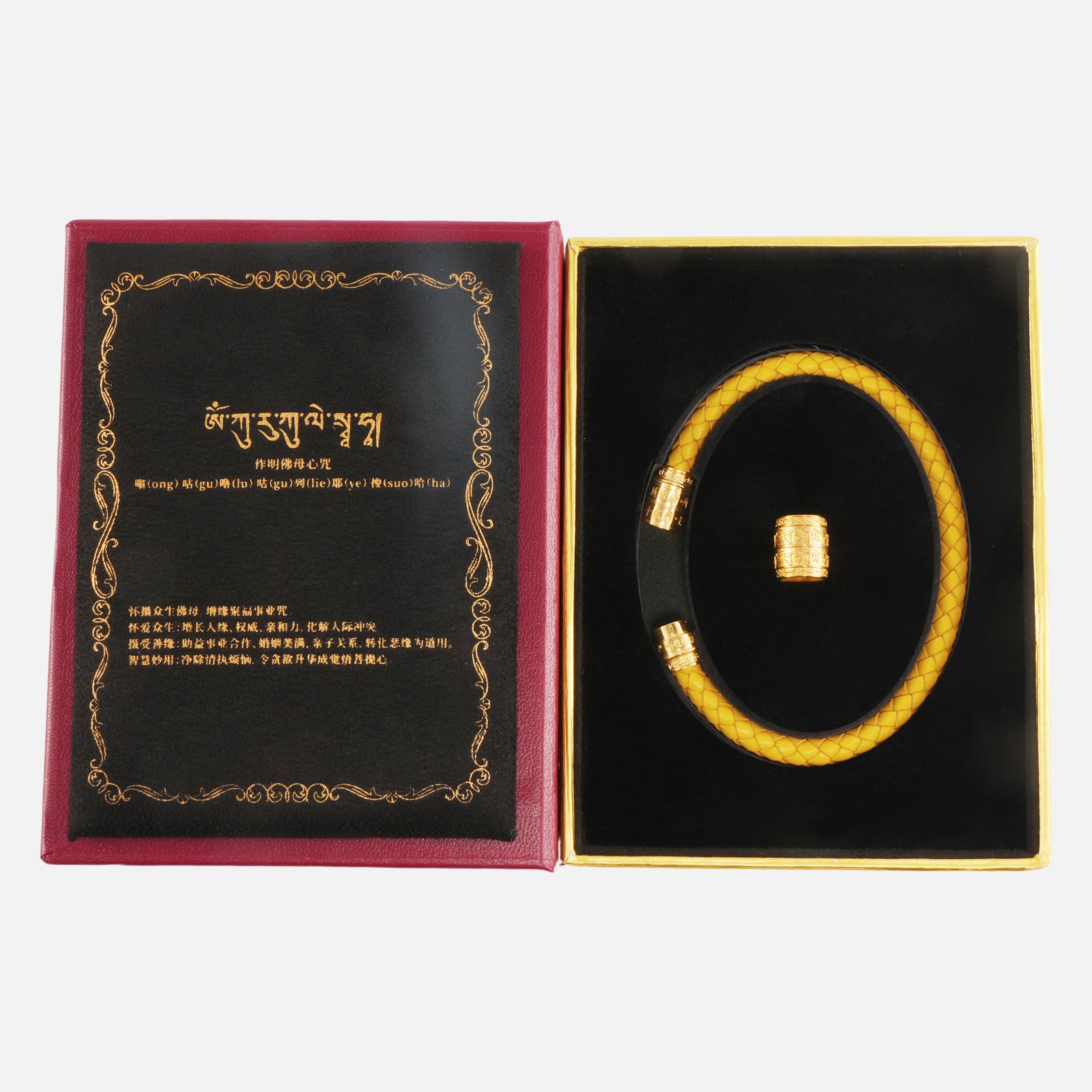 Zakhi Lhamo (Wealth Mantra) Bracelet · Renewal & Inner Peace · Luxury Spiritual Jewelry