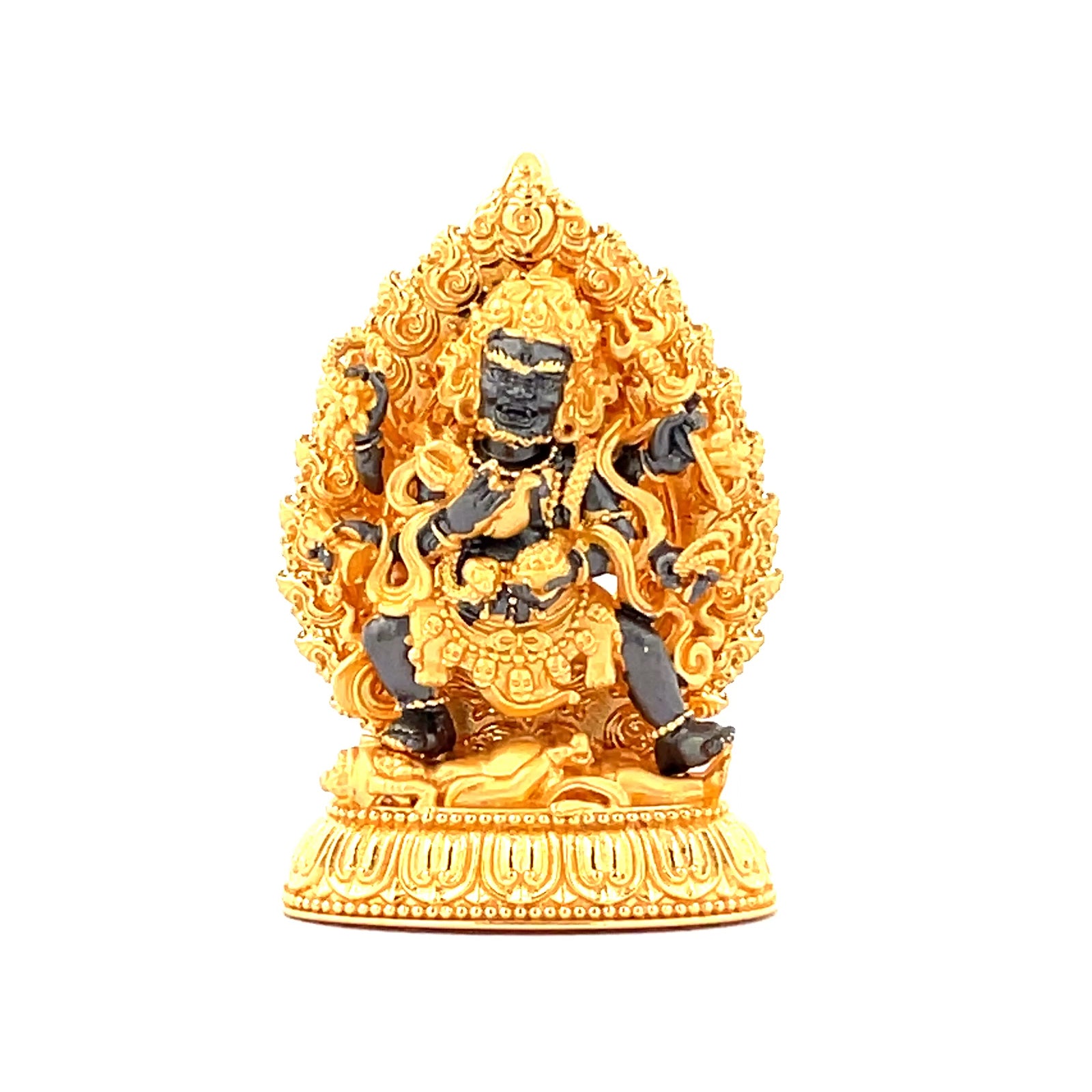Devotional Pendant · Statue · Mahākāla · Silver, Gilt · Henrrison · LCP 1835