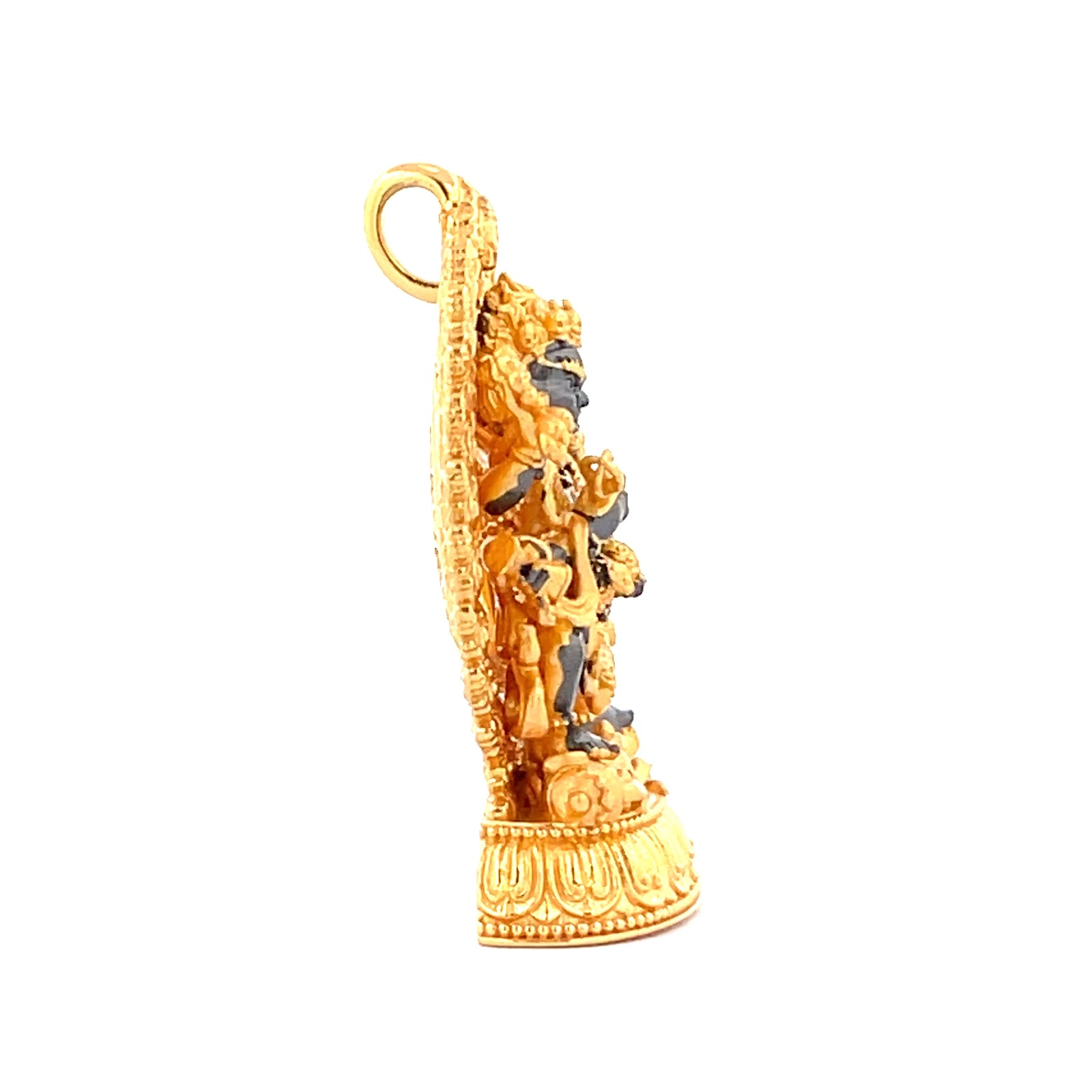 Devotional Pendant · Statue · Mahākāla · Silver, Gilt · Henrrison · LCP 1835