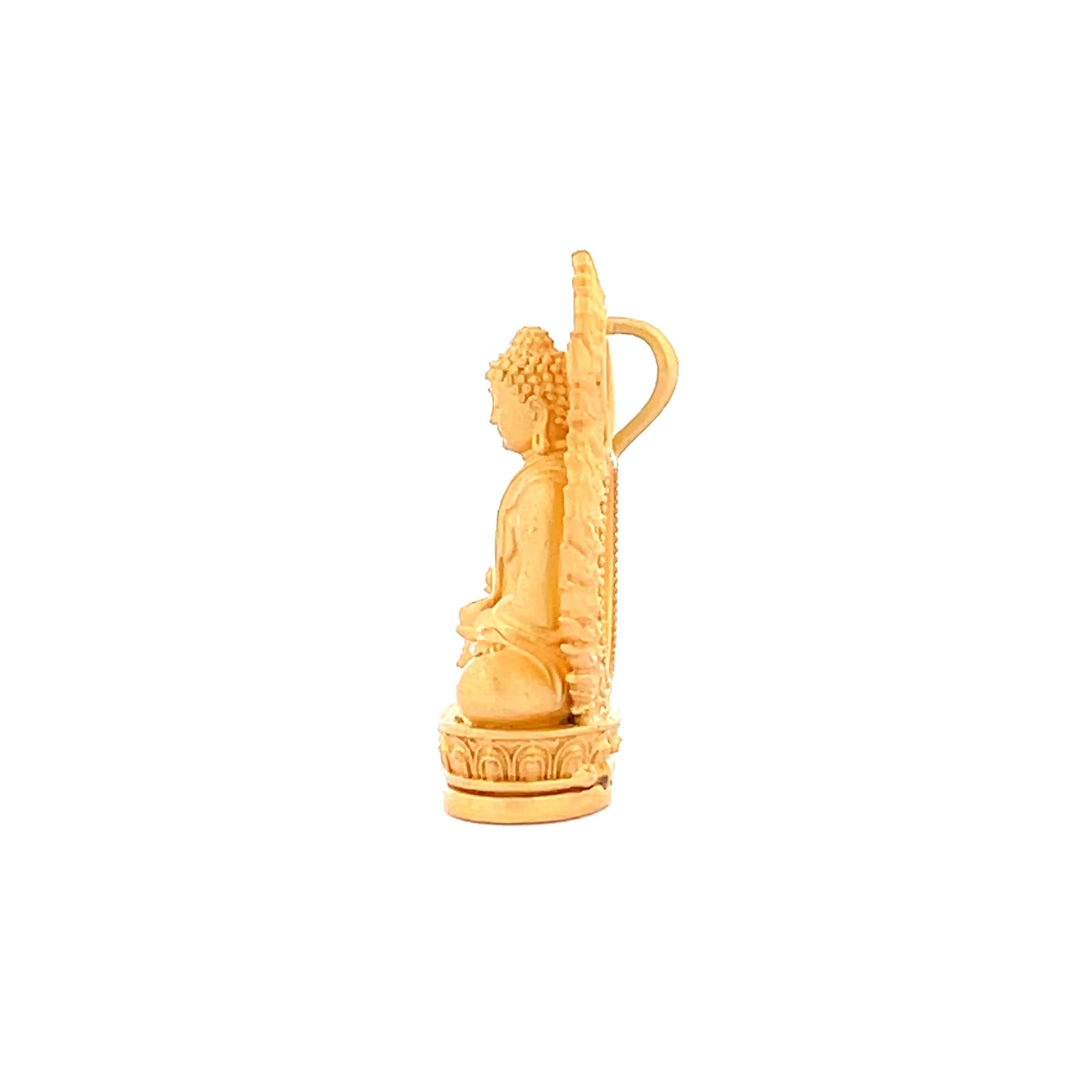 Henrrison LCP1241 · Medicine Buddha Sacr3ed 925 Silver Pendant/Statue · Gilded 22K Genuine Gold Finish