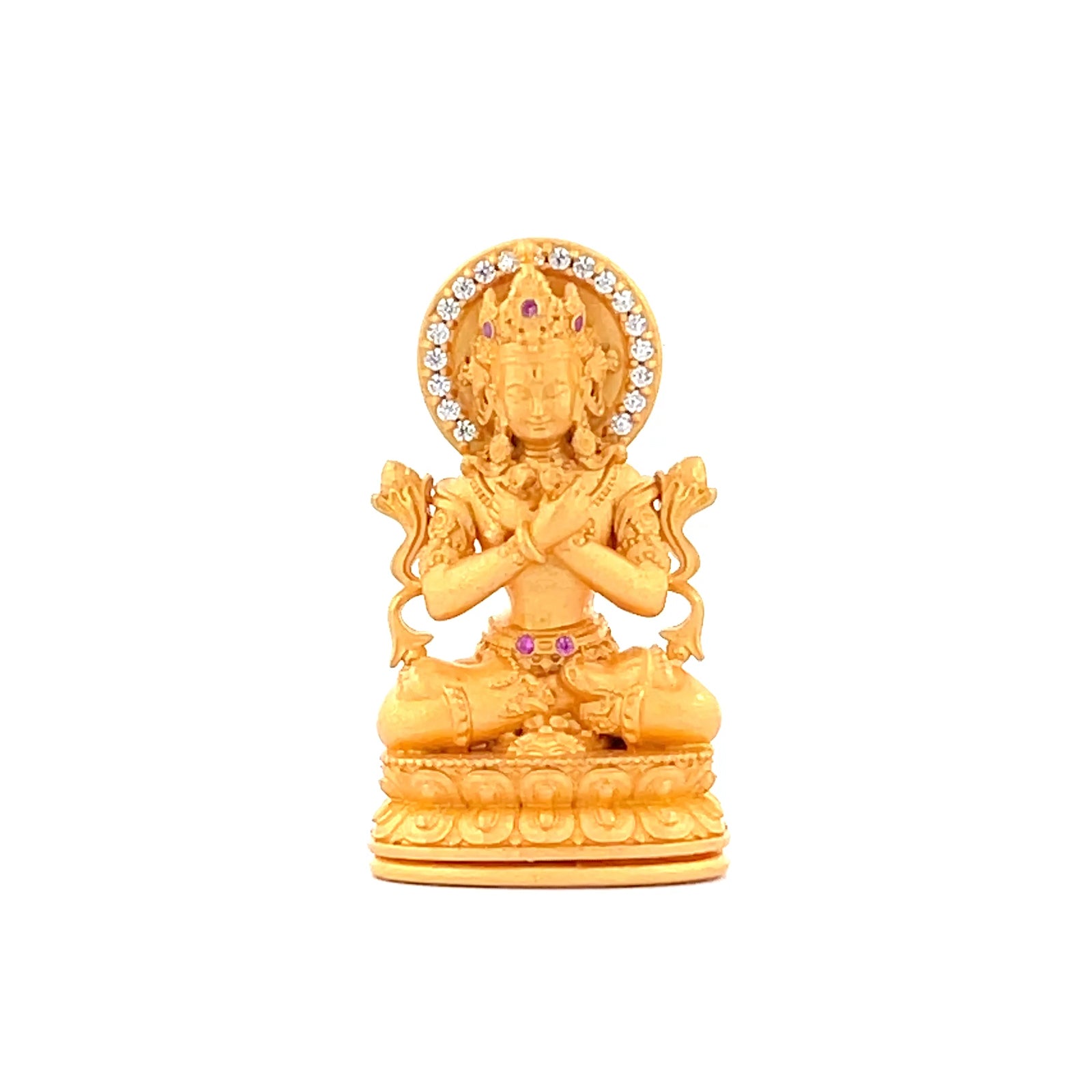 Devotional Pendant · Statue · Vajrapāṇi · Silver, Gilt · Henrrison · LCP 1841