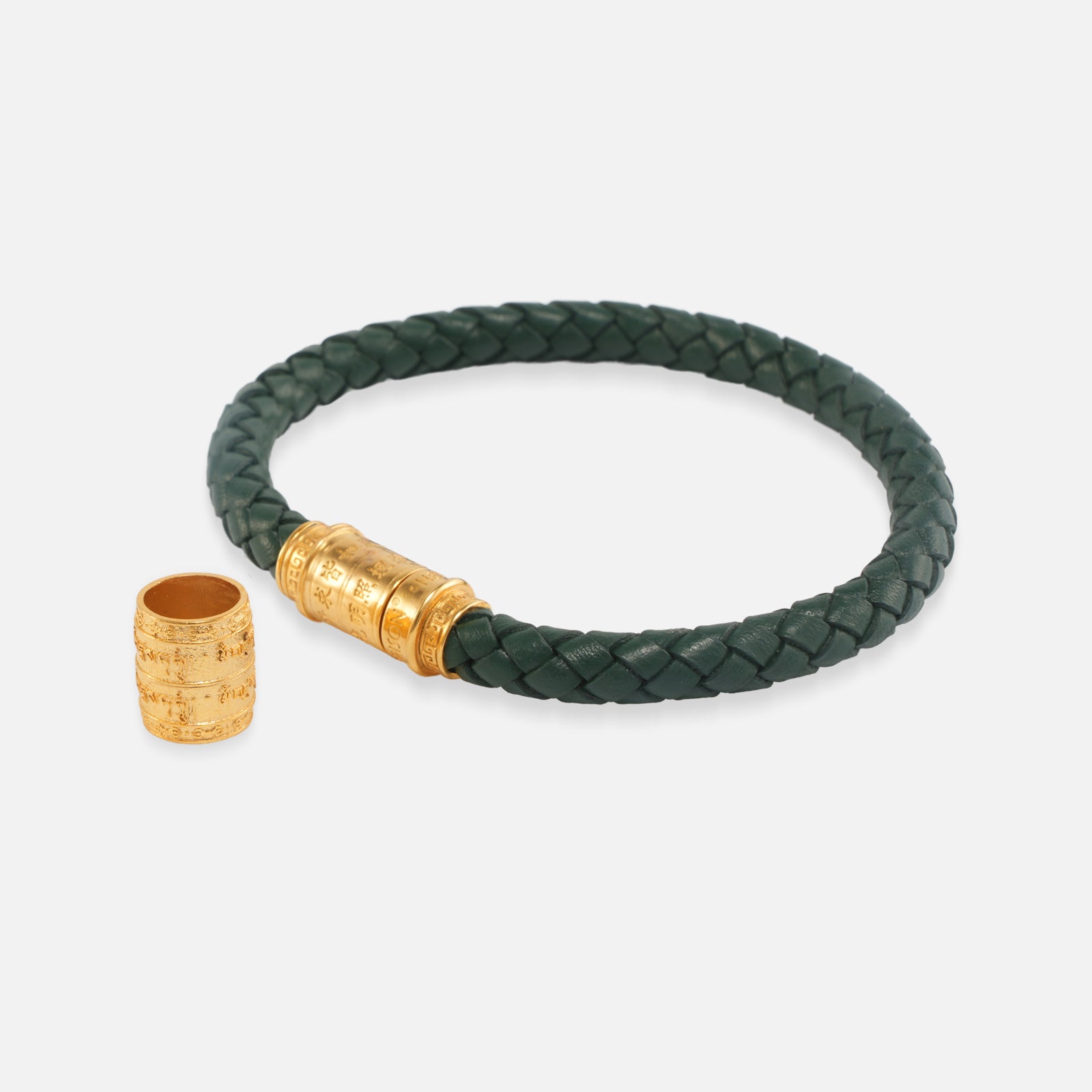 Vajrasattva (Purification Mantra) · Renewal & Inner Peace · Luxury Spiritual Jewelry · Green
