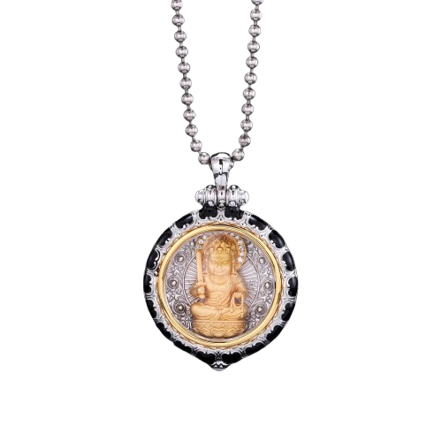 Devotional Pendant · Acala · Rooster Zodiac · Eight Guardian Figures · Silver, Gilt · Henrrison · LCP 2260