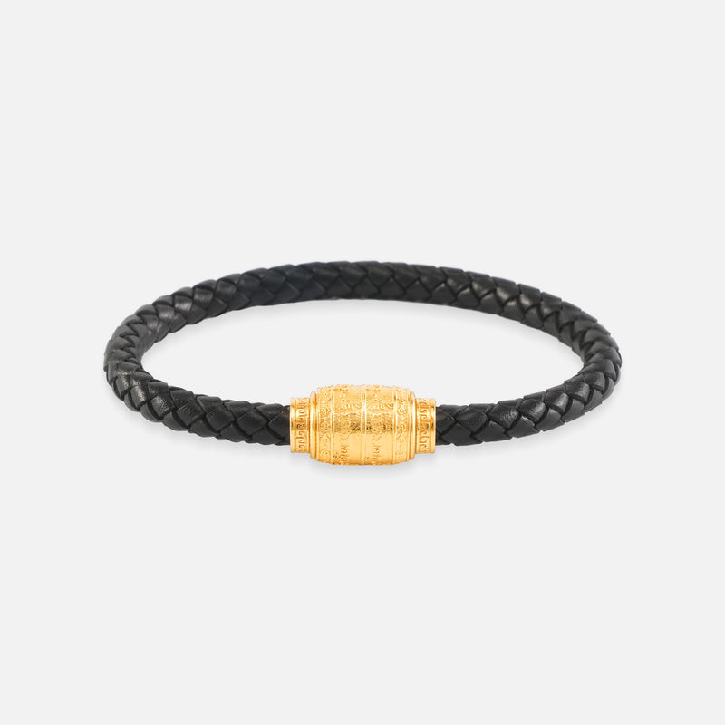 Manjushri Wisdom Bracelet · Study & Focus · Luxury Spiritual Jewelry · Black