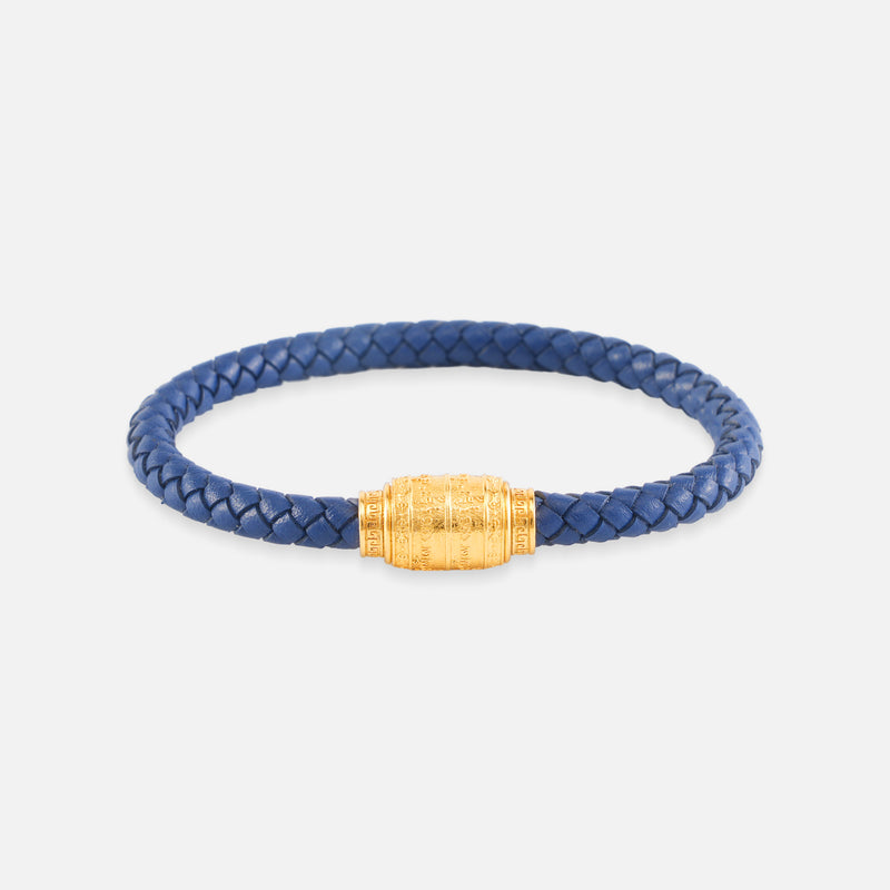 Manjushri Wisdom Bracelet · Study & Focus · Luxury Spiritual Jewelry · Blue