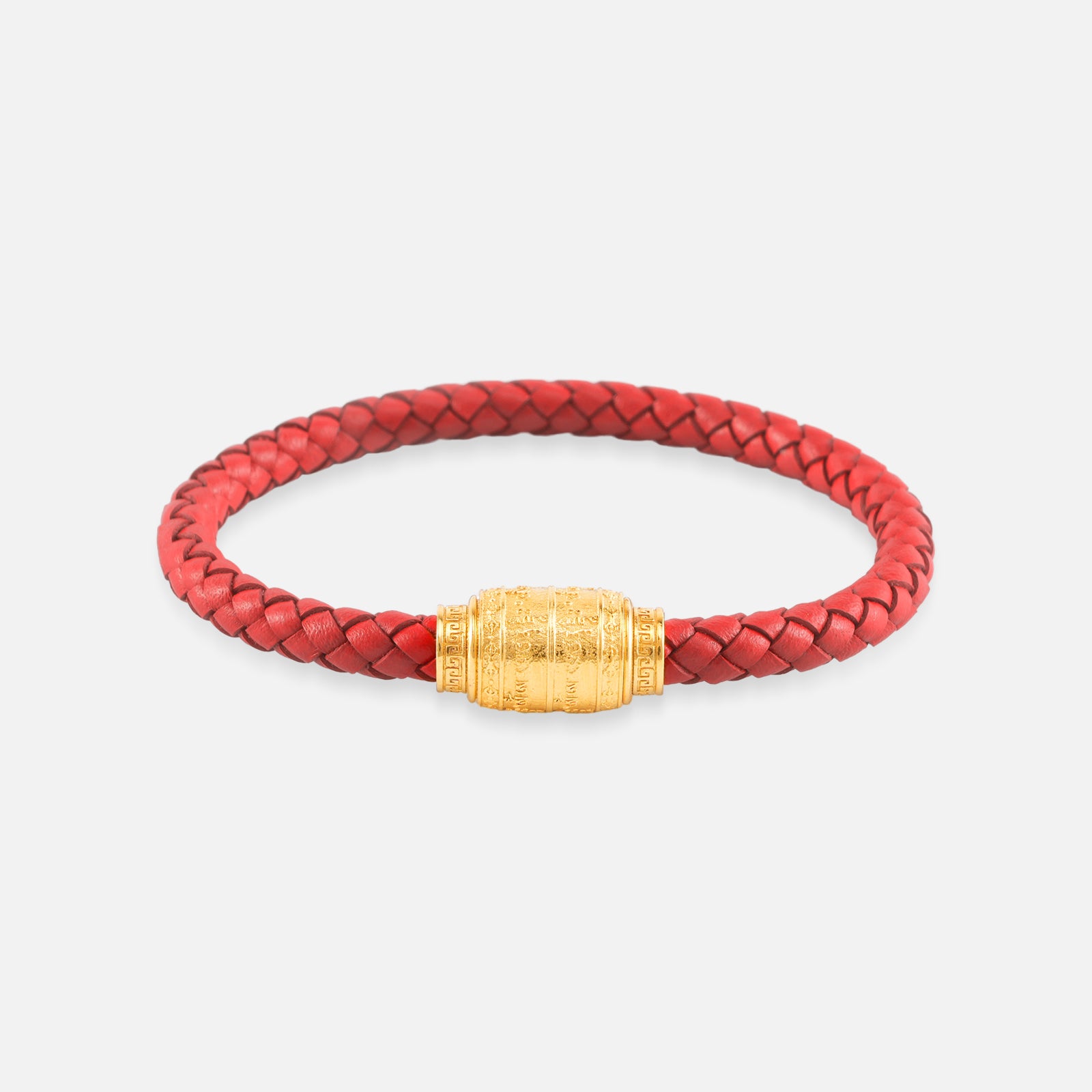 Manjushri Wisdom Bracelet · Study & Focus · Luxury Spiritual Jewelry · Red
