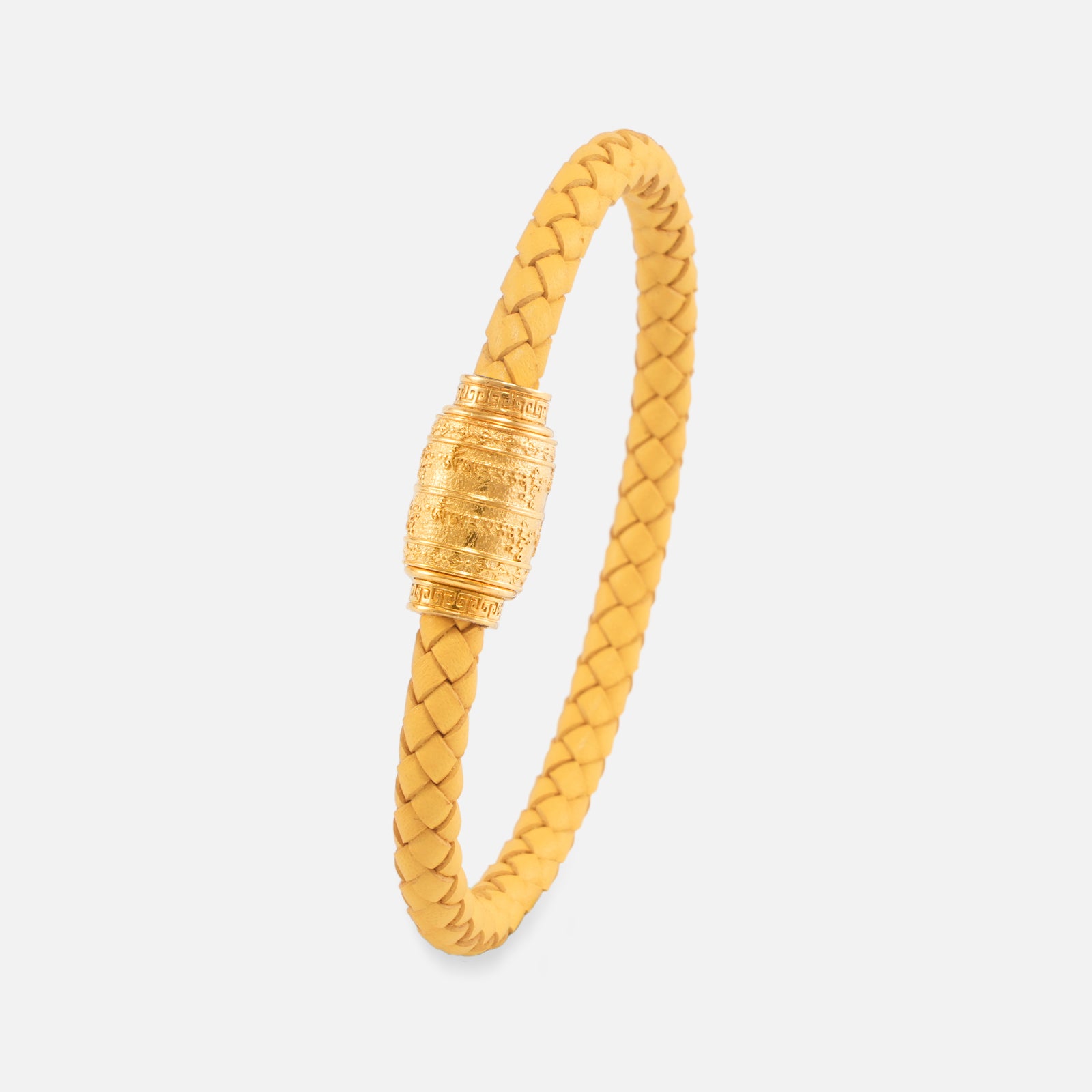 Manjushri Wisdom Bracelet · Study & Focus · Luxury Spiritual Jewelry · Yellow