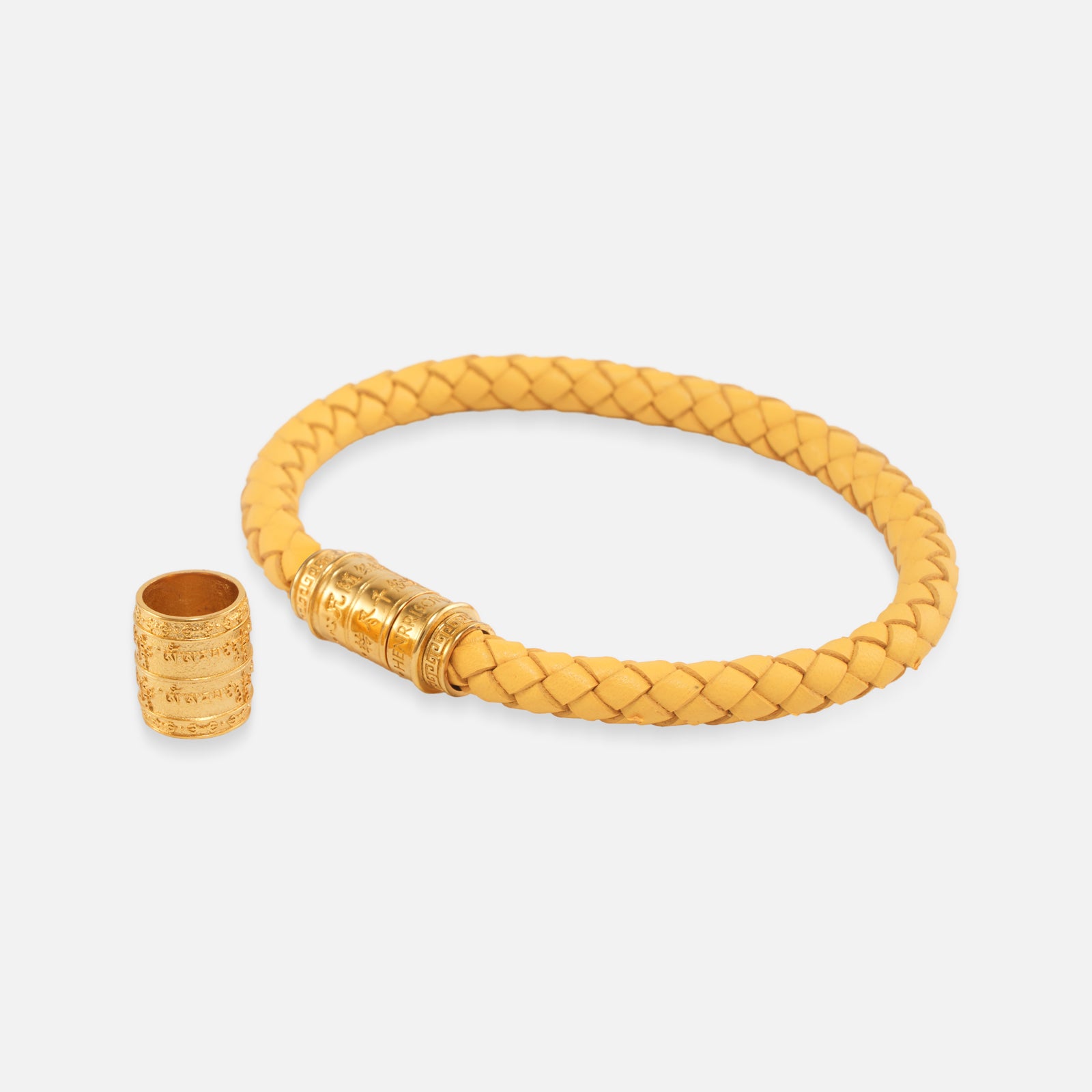 Manjushri Wisdom Bracelet · Study & Focus · Luxury Spiritual Jewelry · Yellow