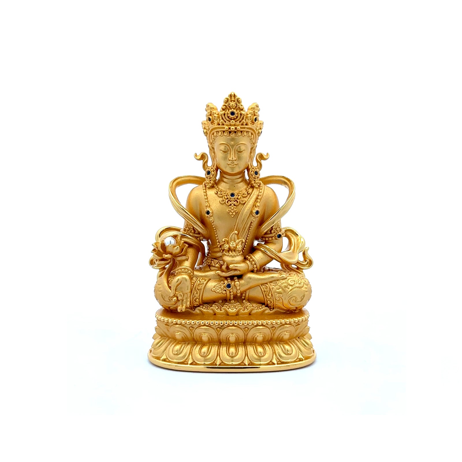 Devotional Statue · Medicine Buddha (Bhaiṣajyaguru) · Copper, Gilt · Henrrison · LCA 2326