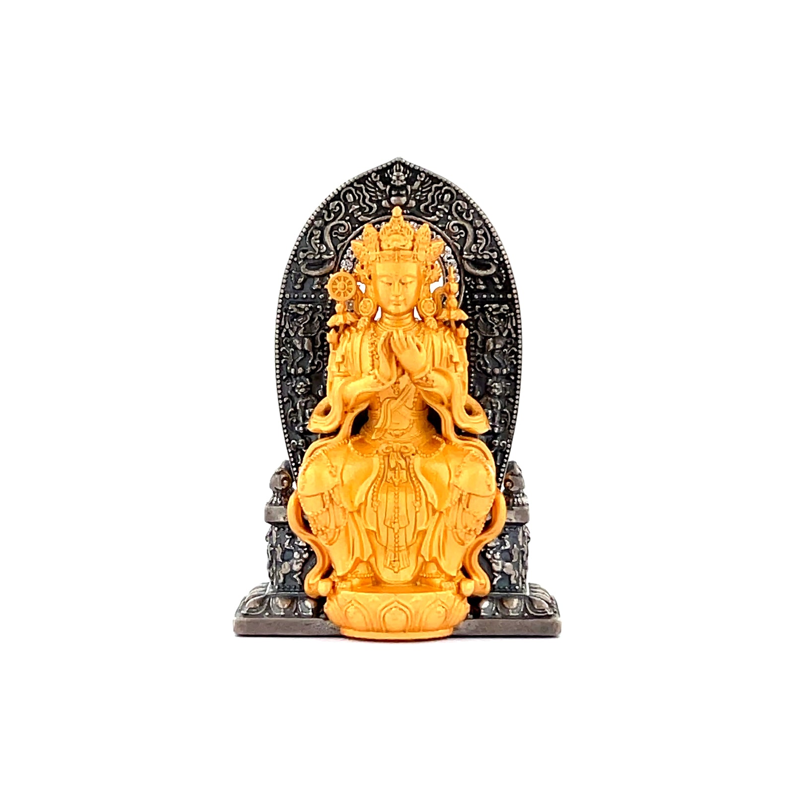 Devotional Statue · Maitreya Buddha · Copper, Gilt · Henrrison · LCA 2339