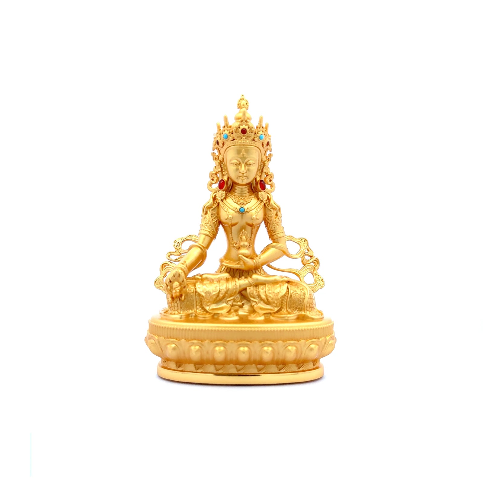 Devotional Statue · Kṣitigarbha Bodhisattva · Copper, Gilt · Henrrison · LCT 2675