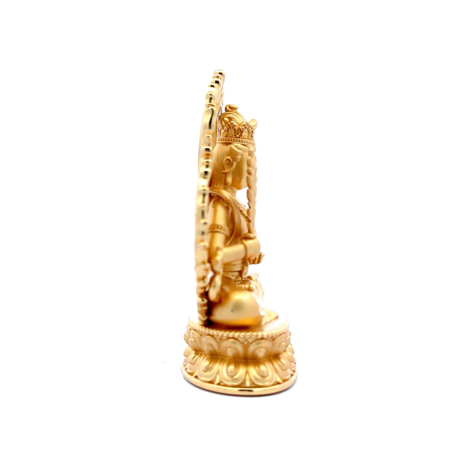 Henrrison LCĀkāśagarbha · Ākāśagarbha Copper Sacred Statue · Gilded 22K Genuine Gold Finish