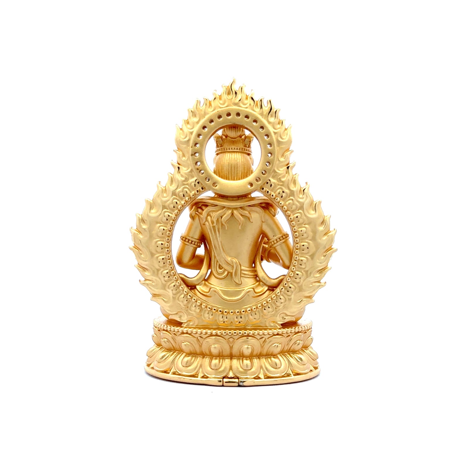 Henrrison LCĀkāśagarbha · Ākāśagarbha Copper Sacred Statue · Gilded 22K Genuine Gold Finish