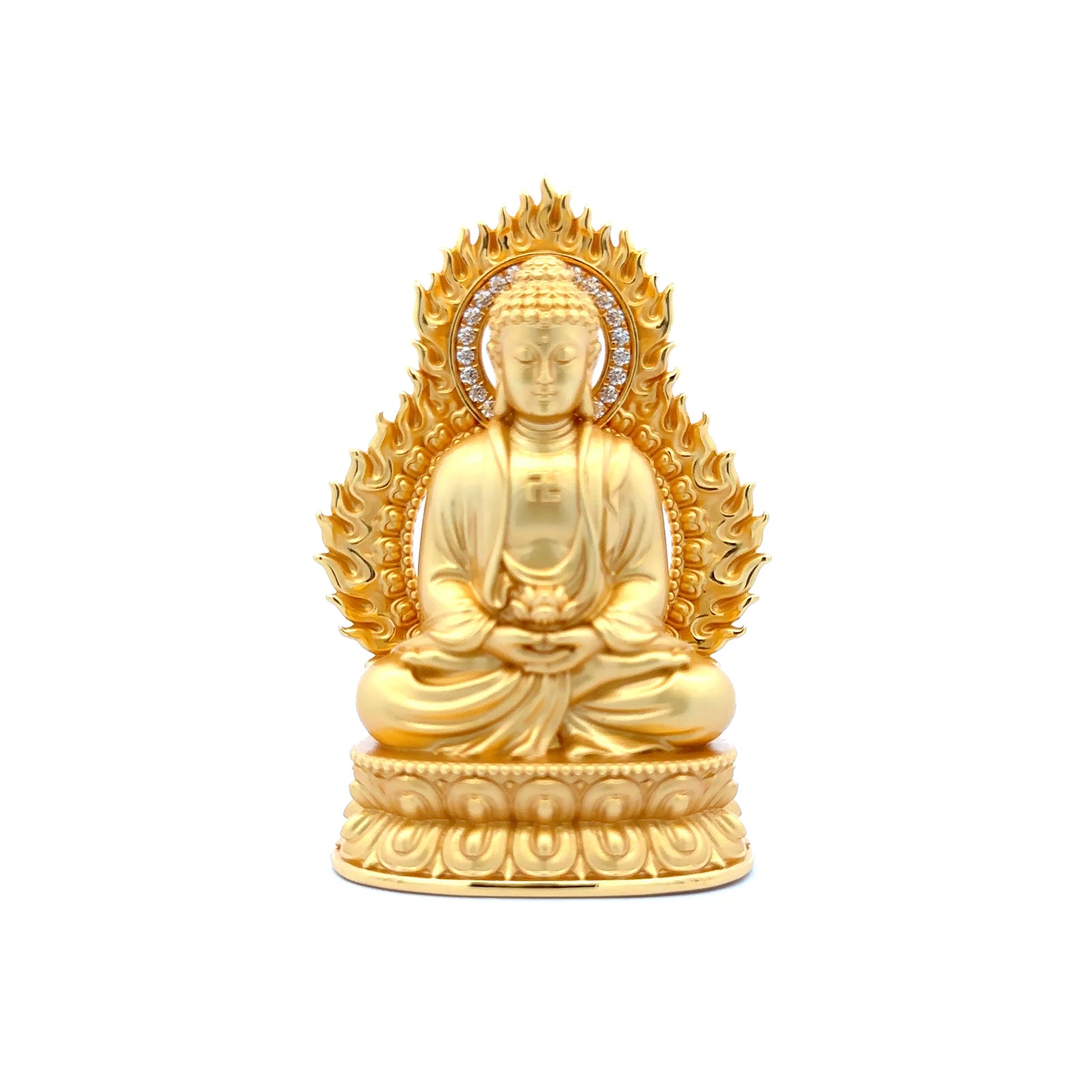 Henrrison LCAmitābha · Amitābha Copper Sacred Statue · Gilded 22K Genuine Gold Finish