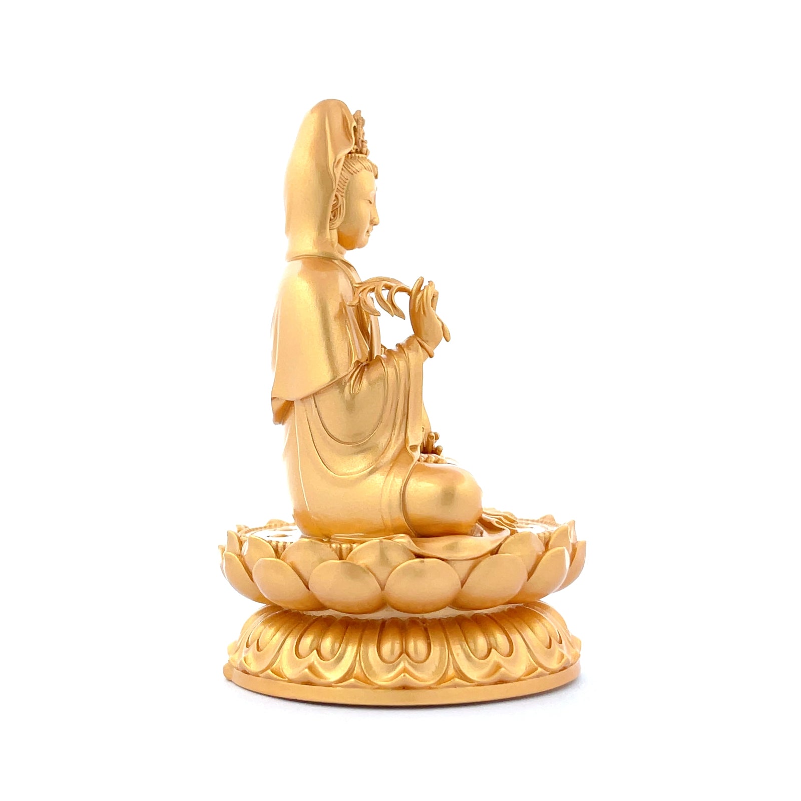 Henrrison LCAvalokiteshvara · Avalokiteshvara Copper Sacred Statue · Gilded 22K Genuine Gold Finish