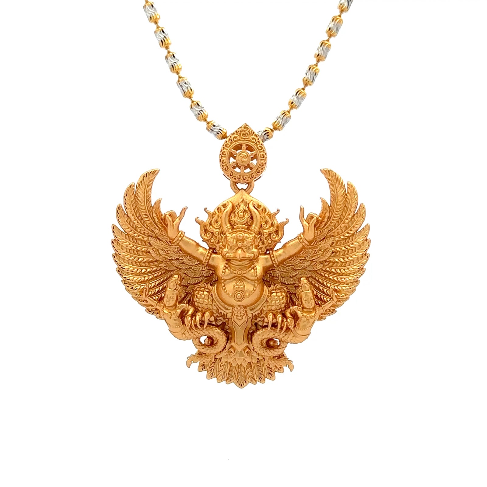 Devotional Pendant · Golden Garuḍa · Silver, Gilt · Henrrison · LCP 1808 B