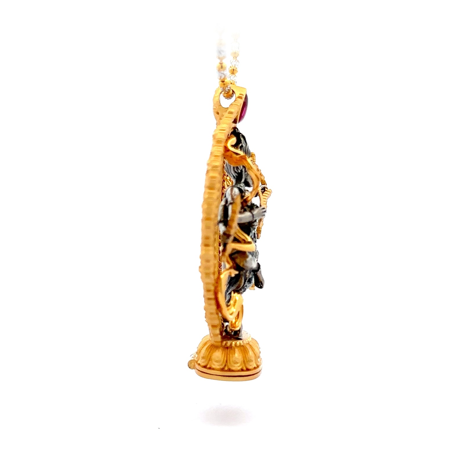 Devotional Pendant · Kurukullā · Silver, Gilt · Henrrison · LCP 2619