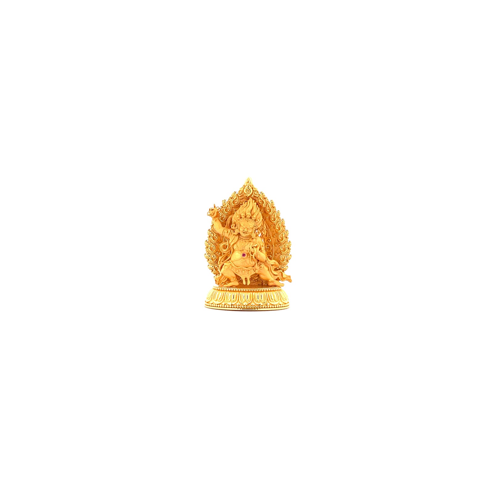 Devotional Pendant · Statue · Mahākāla · Silver, Gilt · Henrrison · LCP 1835