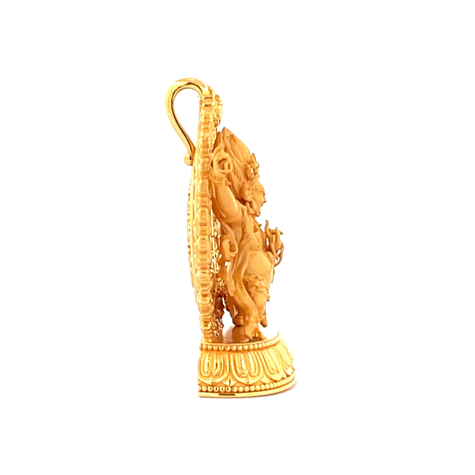 Devotional Pendant · Statue · Mahākāla · Silver, Gilt · Henrrison · LCP 1835
