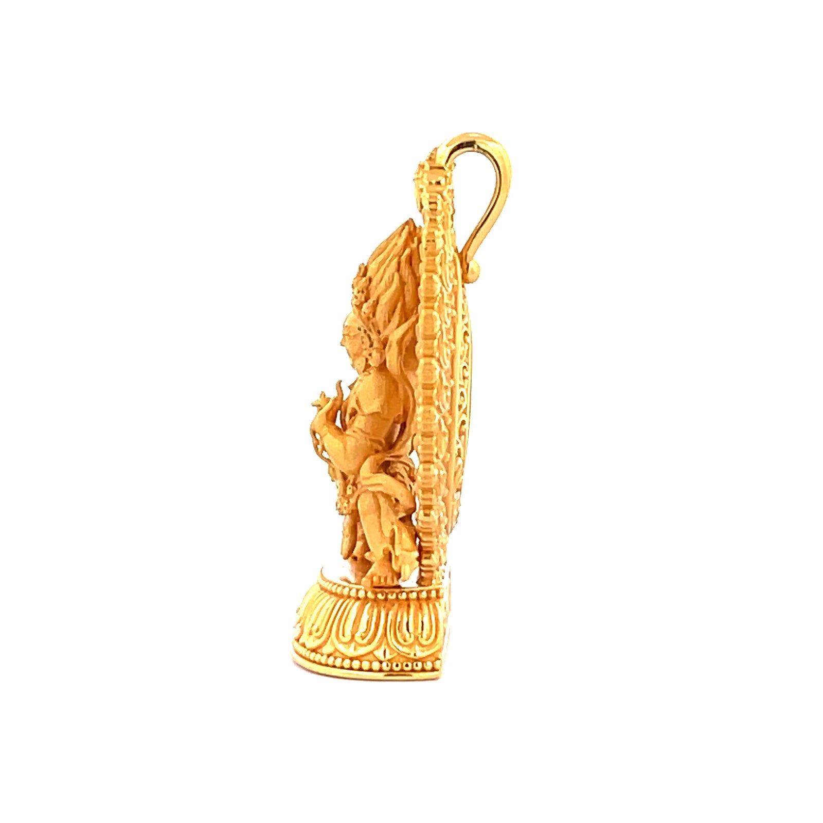 Devotional Pendant · Statue · Mahākāla · Silver, Gilt · Henrrison · LCP 1835