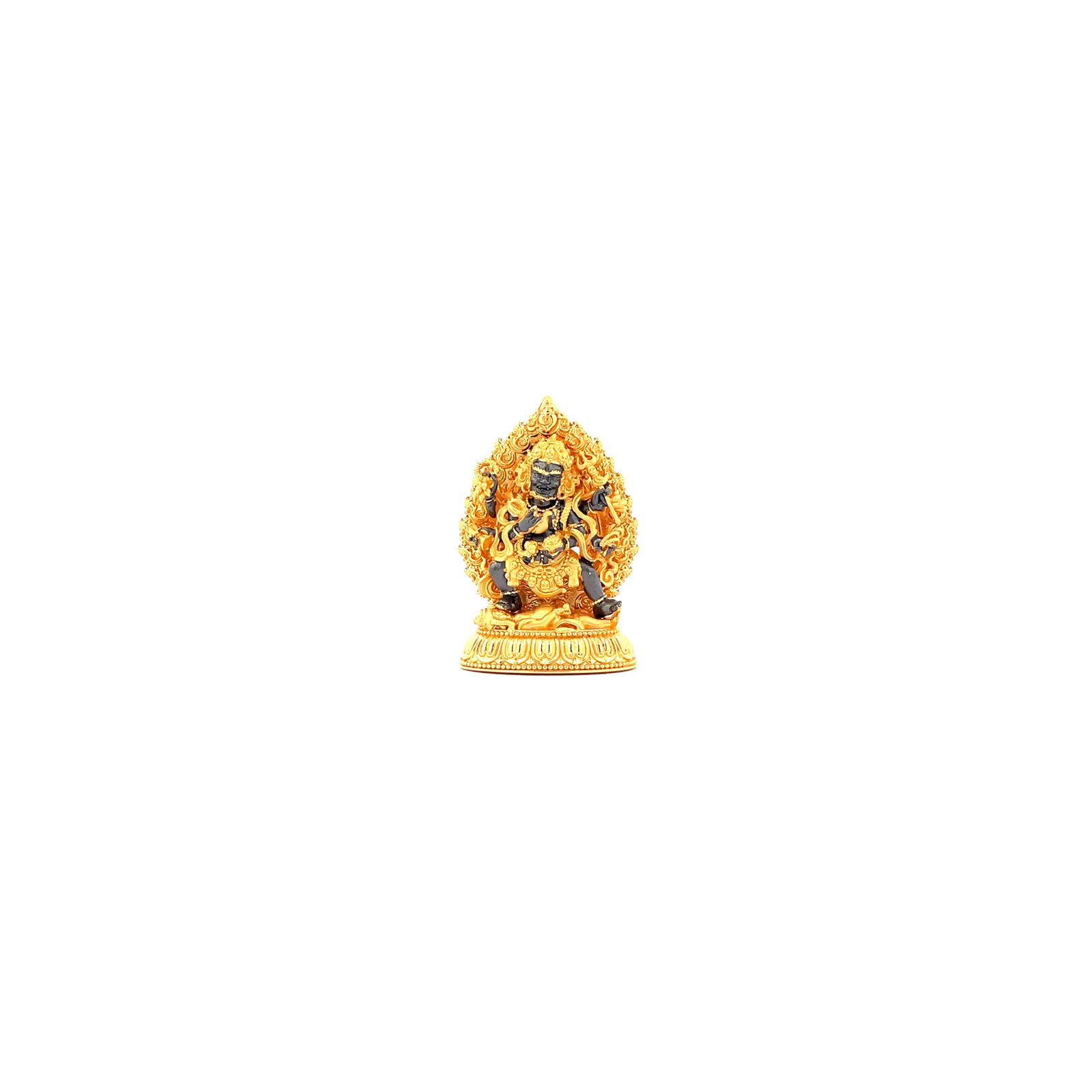 Devotional Pendant · Statue · Mahākāla · Silver, Gilt · Henrrison · LCP 1835