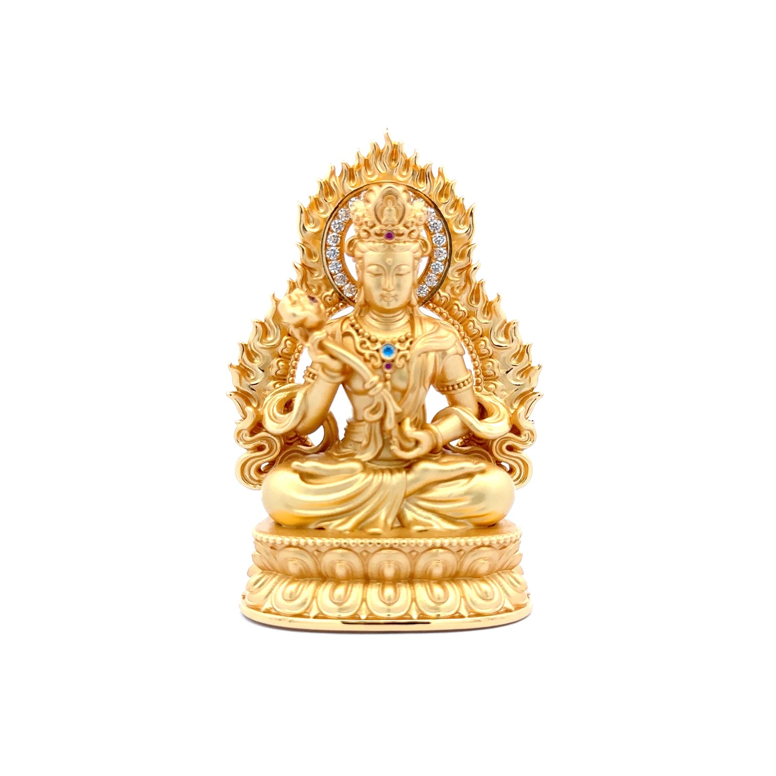 Henrrison LCSamantabhadra · Samantabhadra Copper Sacred Statue · Gilded 22K Genuine Gold Finish