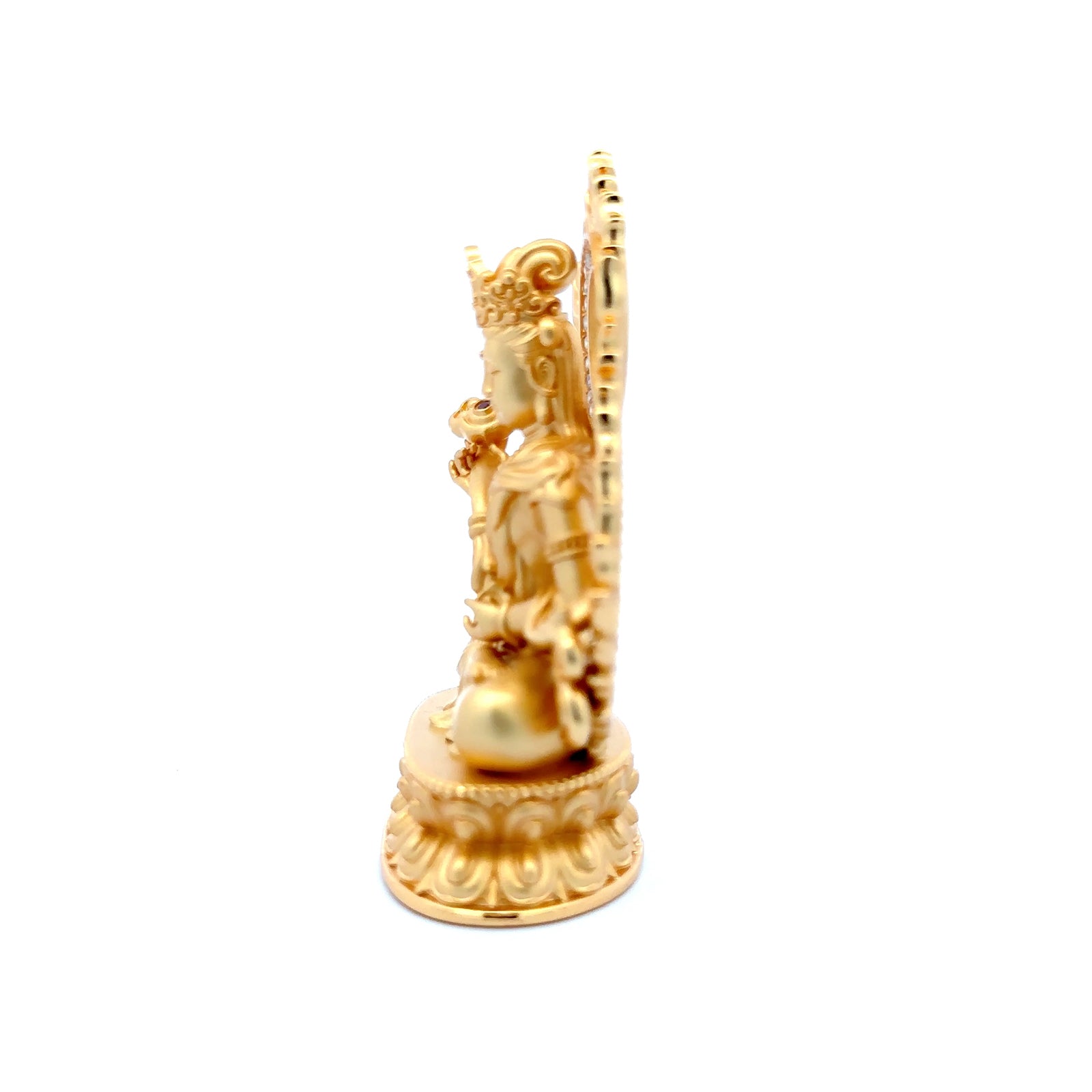 Henrrison LCSamantabhadra · Samantabhadra Copper Sacred Statue · Gilded 22K Genuine Gold Finish