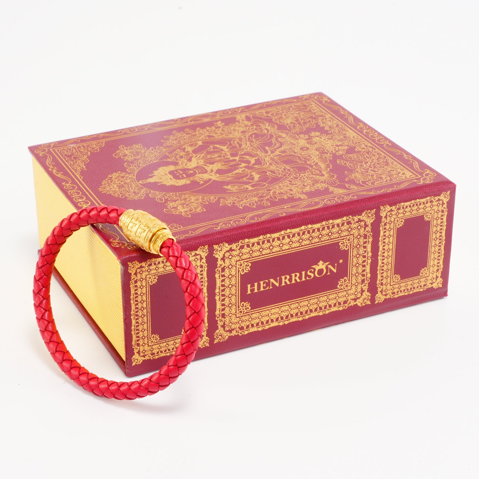 Six-Syllable Mantra (Avalokiteshvara’s Heart Mantra) · Compassion & Emotional Release · Luxury Spiritual Jewelry · Red