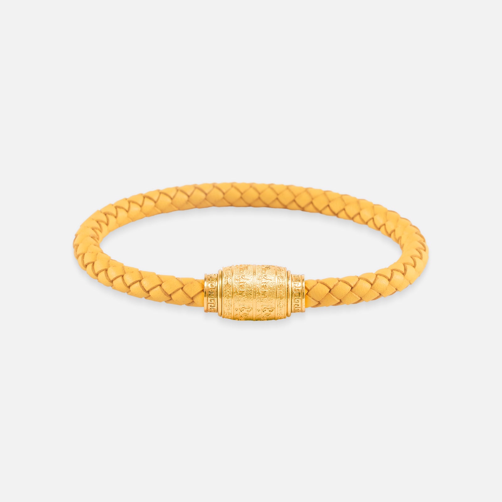 Six-Syllable Mantra (Avalokiteshvara’s Heart Mantra) · Compassion & Emotional Release · Luxury Spiritual Jewelry · Yellow