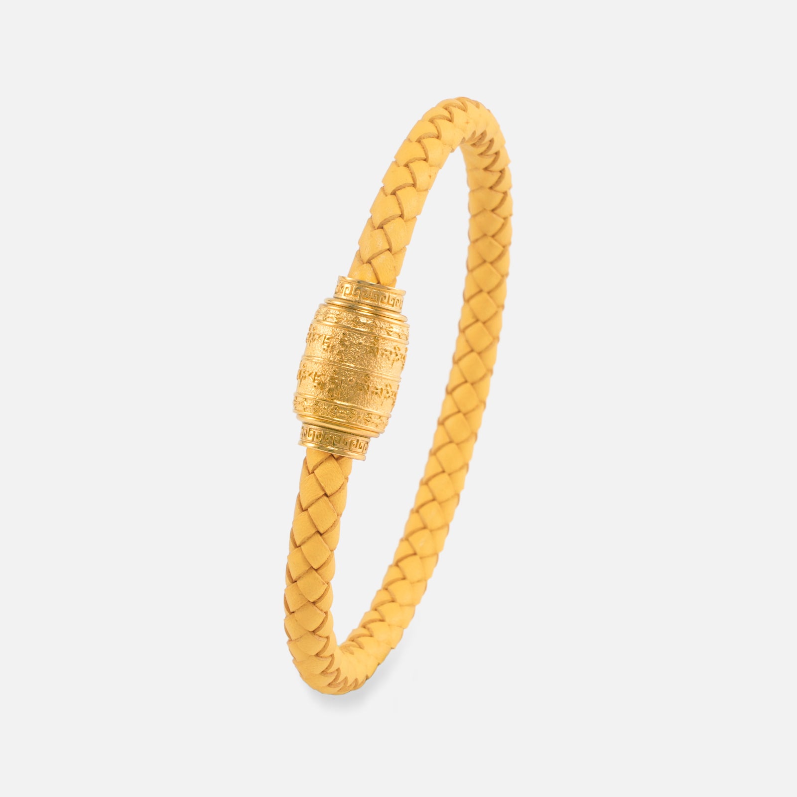 Six-Syllable Mantra (Avalokiteshvara’s Heart Mantra) · Compassion & Emotional Release · Luxury Spiritual Jewelry · Yellow