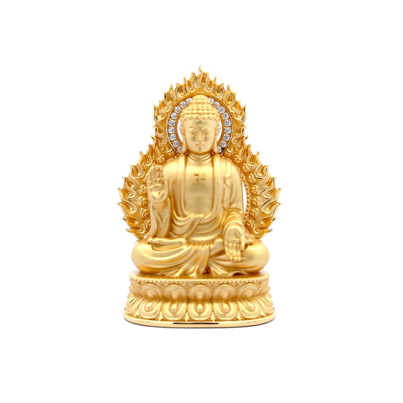 Henrrison LCVairocana · Vairocana Copper Sacred Statue · Gilded 22K Genuine Gold Finish