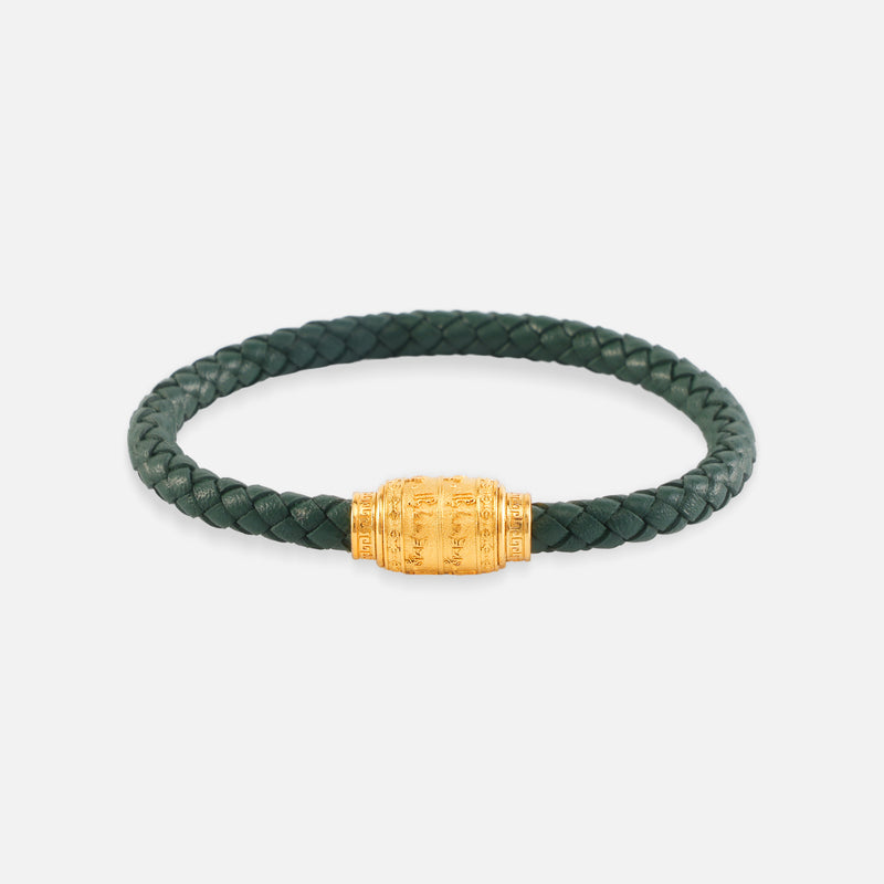 Vajrasattva (Purification Mantra) · Renewal & Inner Peace · Luxury Spiritual Jewelry · Green
