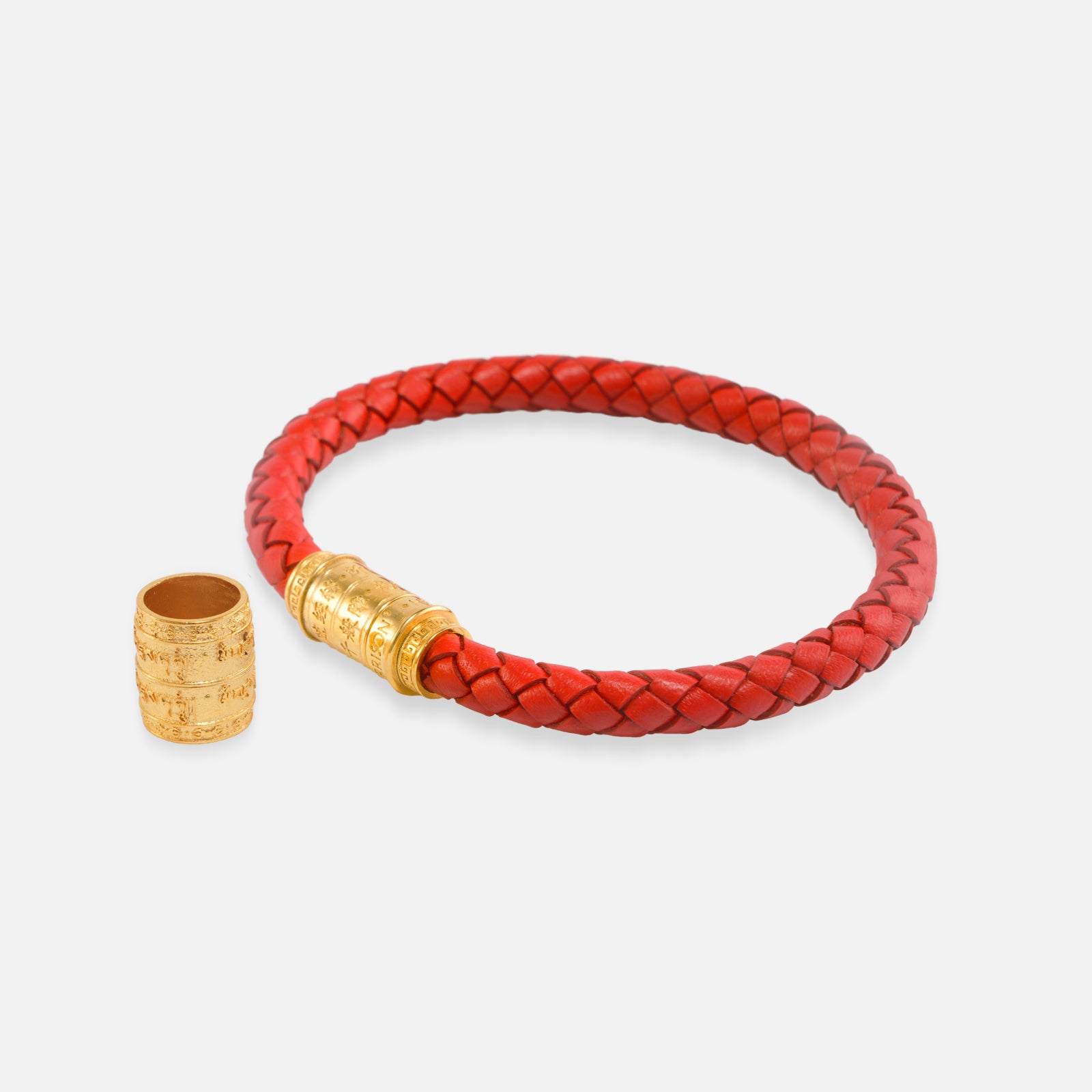 Vajrasattva (Purification Mantra) · Renewal & Inner Peace · Luxury Spiritual Jewelry · Red