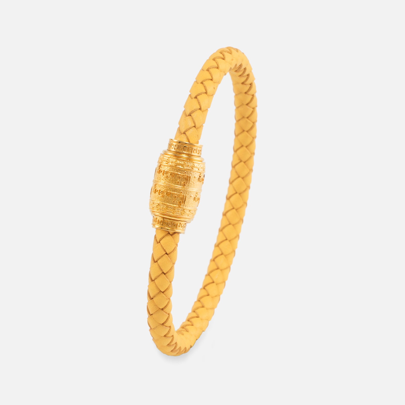 Vajrasattva (Purification Mantra) · Renewal & Inner Peace · Luxury Spiritual Jewelry · Yellow
