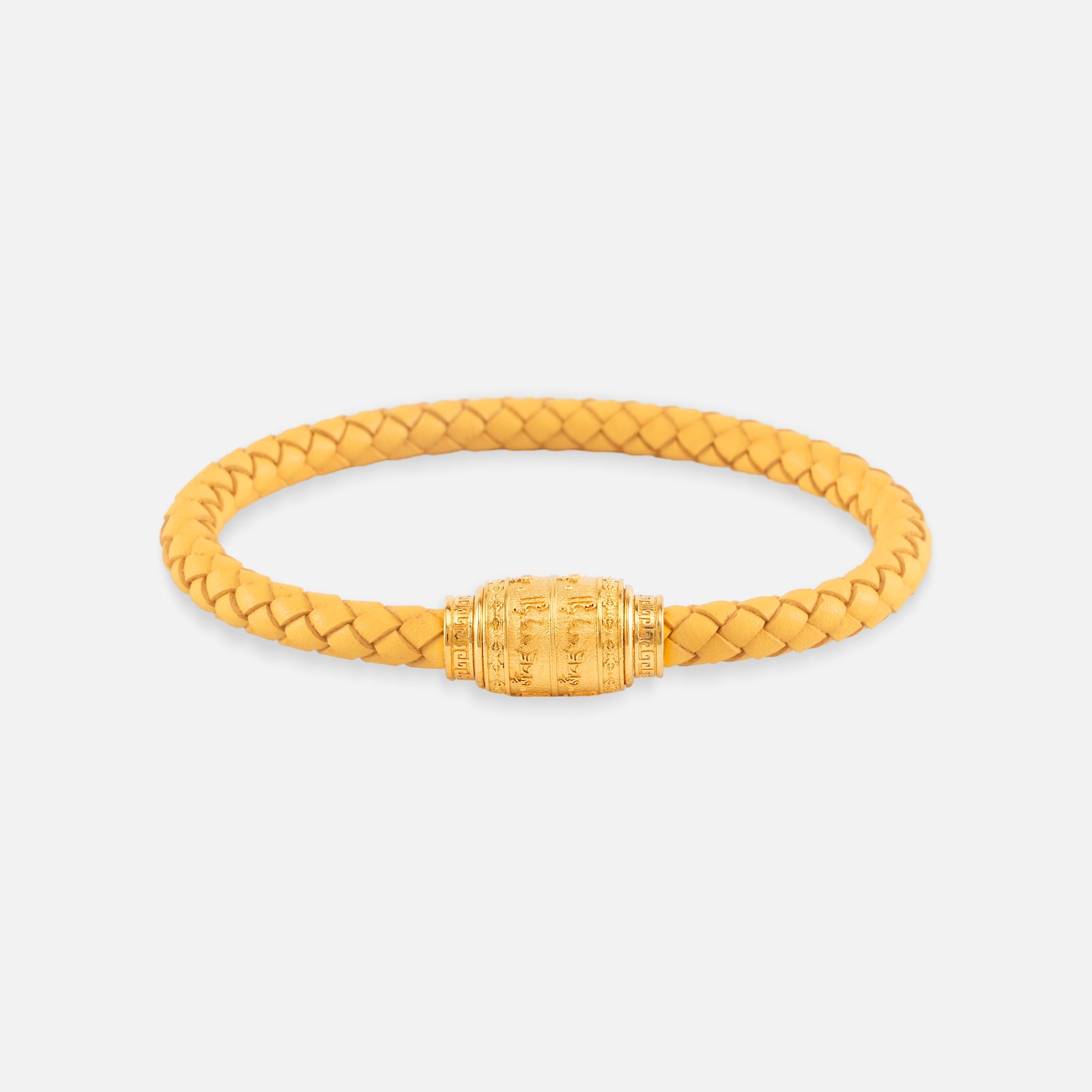 Vajrasattva (Purification Mantra) · Renewal & Inner Peace · Luxury Spiritual Jewelry · Yellow