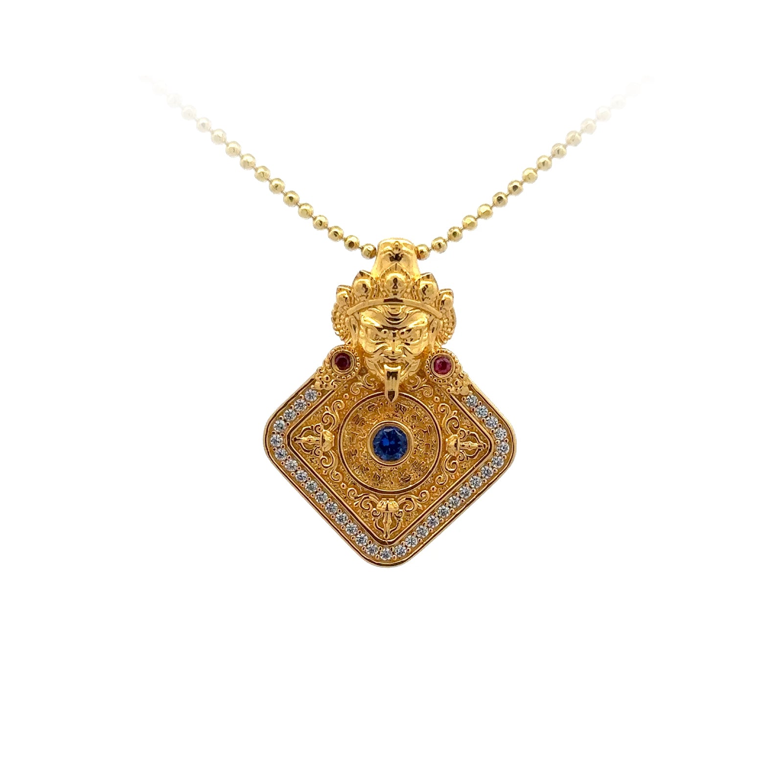 Devotional Pendant · Zaqi Ram Vajra Axe · Silver, Gilt · Henrrison · LCP 1725 G