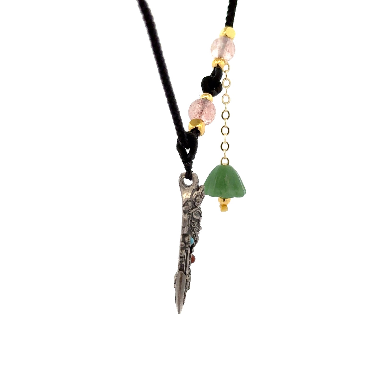 Devotional Pendant · Zaqi Ram Vajra Axe · Silver, Gilt · Henrrison · LCP 1725