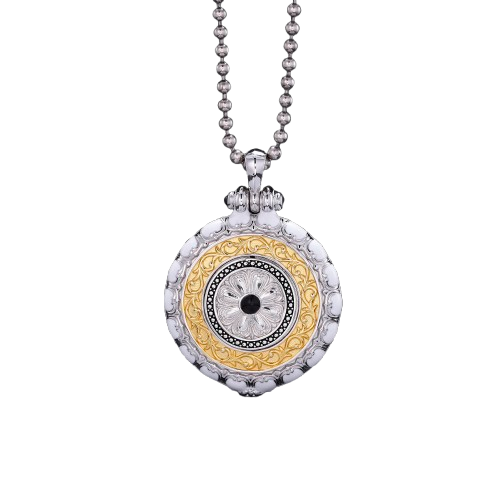 Devotional Pendant · Mahāsthāmaprāpta · Horse Zodiac · Eight Guardian Figures · Silver, Gilt · Henrrison · LCP 2260